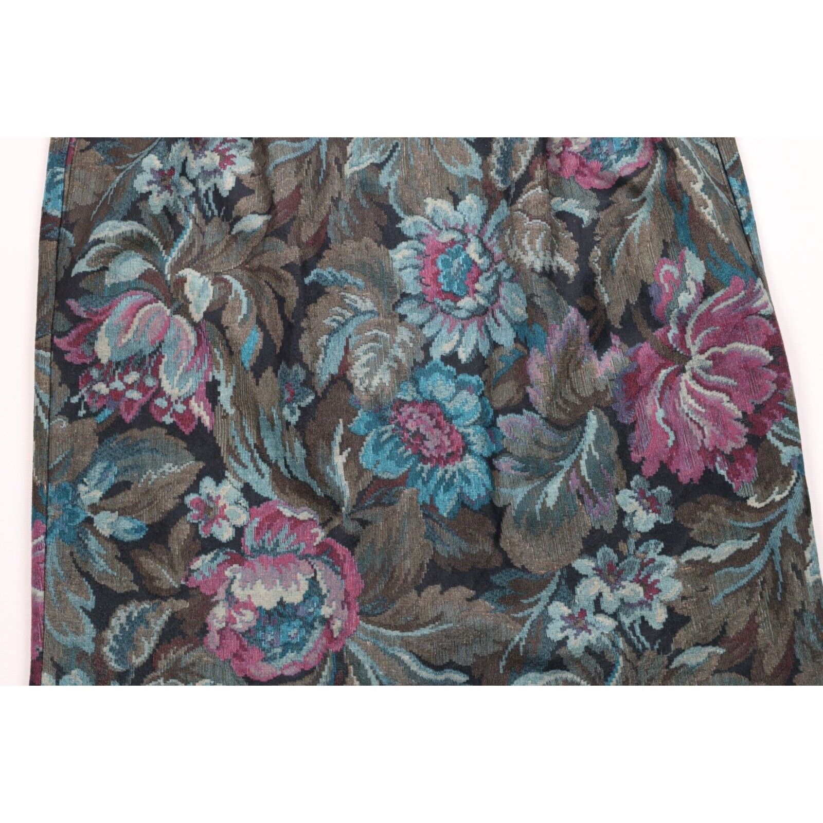 Vintage Vintage 80s 90s Mid Mod Abstract Flower Skirt Size 38" / US 16 / IT 52 - 3 Thumbnail