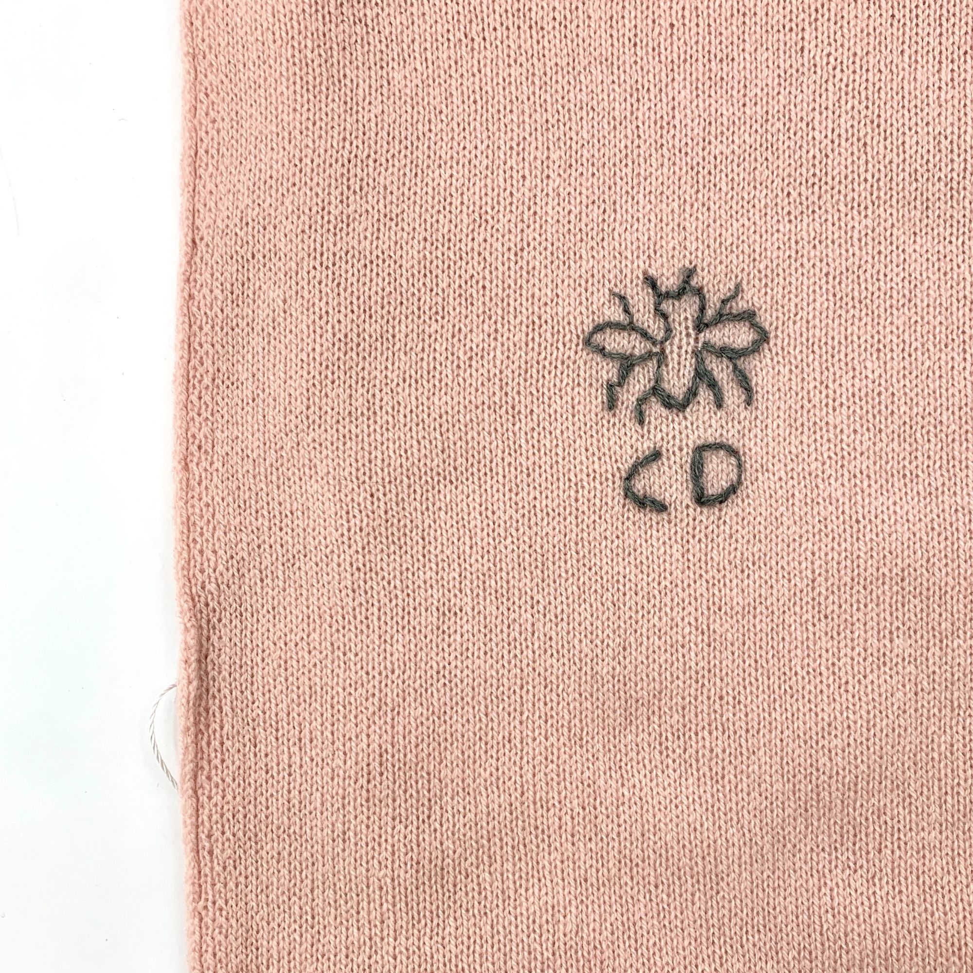 Dior Dior Cancer zodiac pattern embroidered cashmere scarf Size ONE SIZE - 7 Thumbnail
