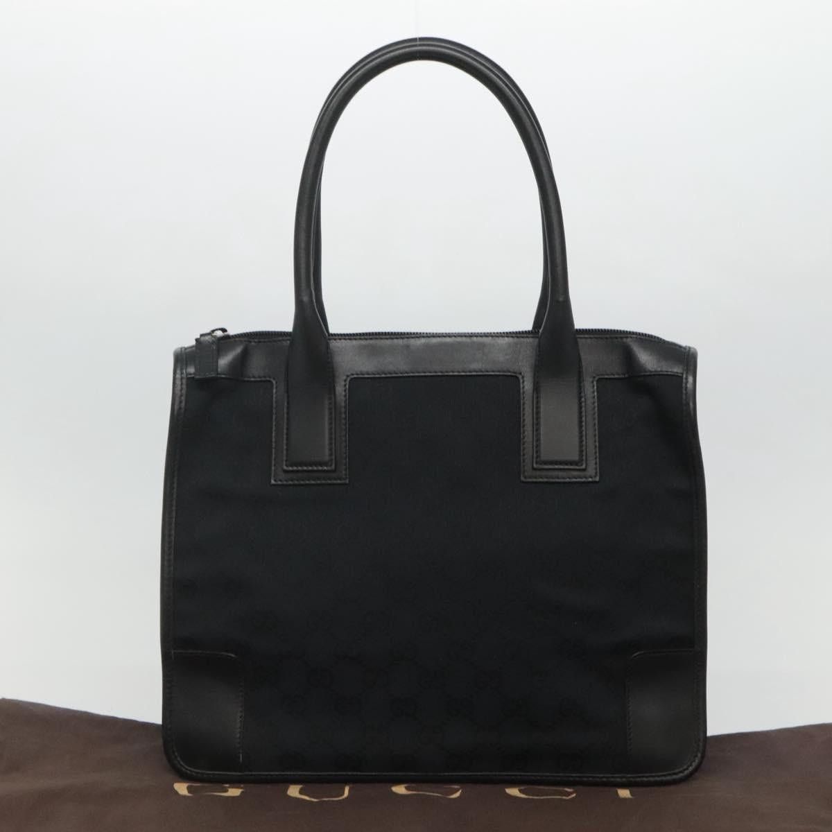 Gucci GUCCI GG Canvas Tote Bag Outlet Black Gold 000 0855 00 000 Size ONE SIZE - 22 Thumbnail