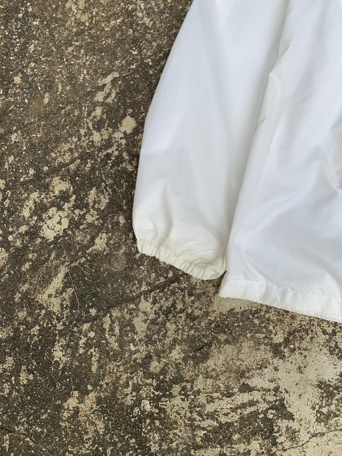 Vintage × Vision Streetwear 1990s Vision Street Wear USA White Embroidery Coach Jacket Size US L / EU 52-54 / 3 - 4 Thumbnail