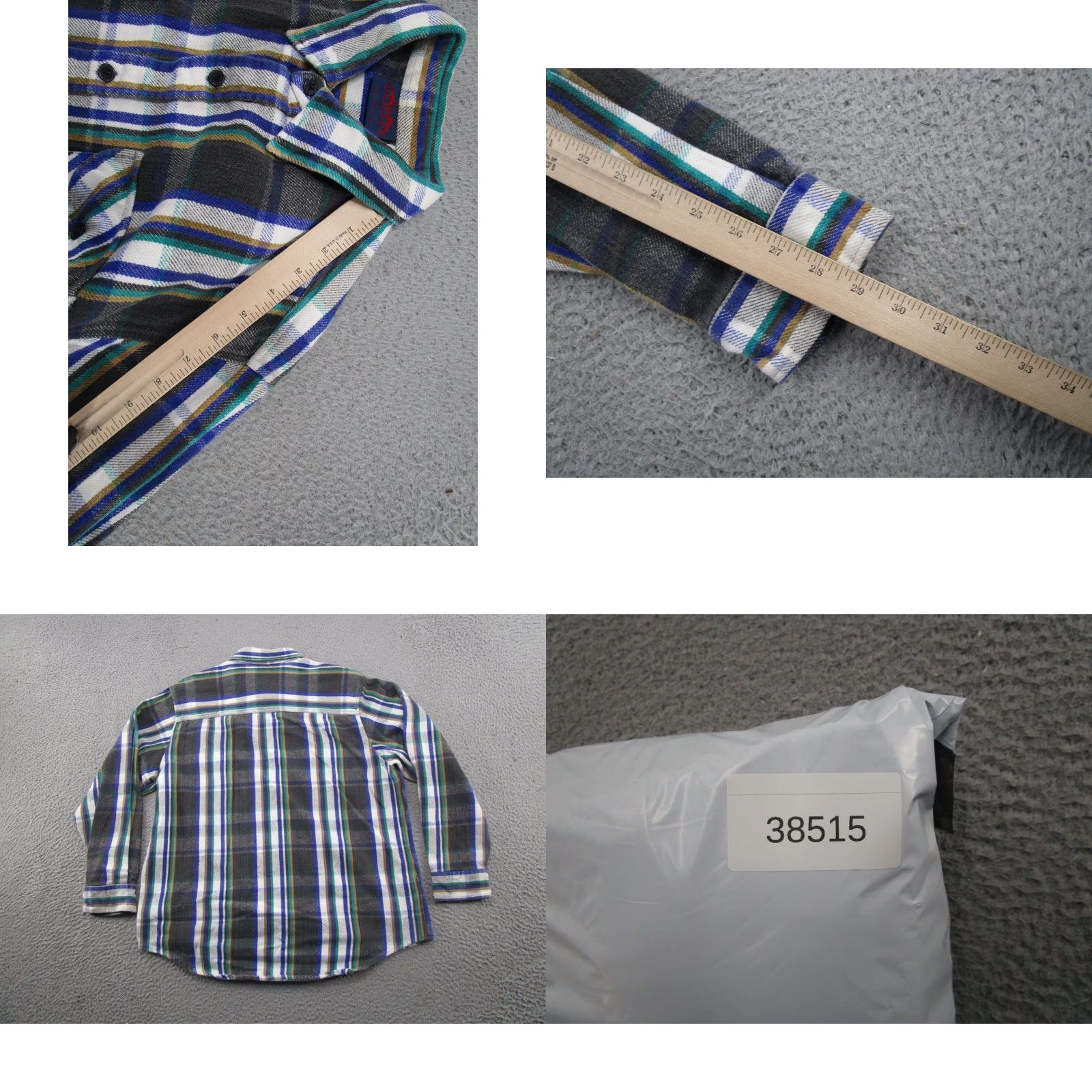 BB Dakota VINTAGE Dakota Plaid Button Up Flannel Shirt Mens Size L Pockets Outdoors Camp Size US L / EU 52-54 / 3 - 8 Thumbnail