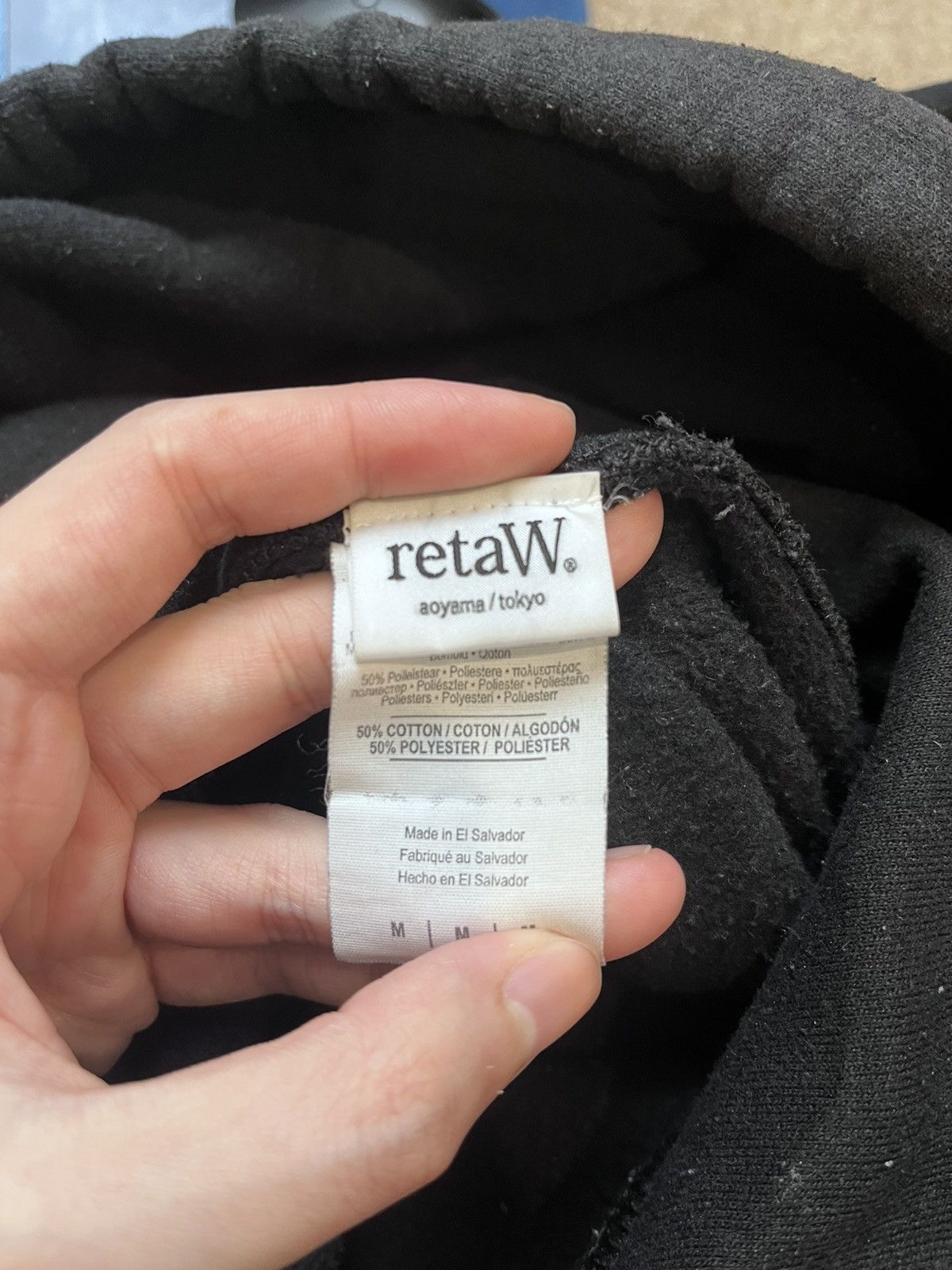 Fragment Design retaW x Fragment Design Black Hoodie Size US M / EU 48-50 / 2 - 7 Thumbnail