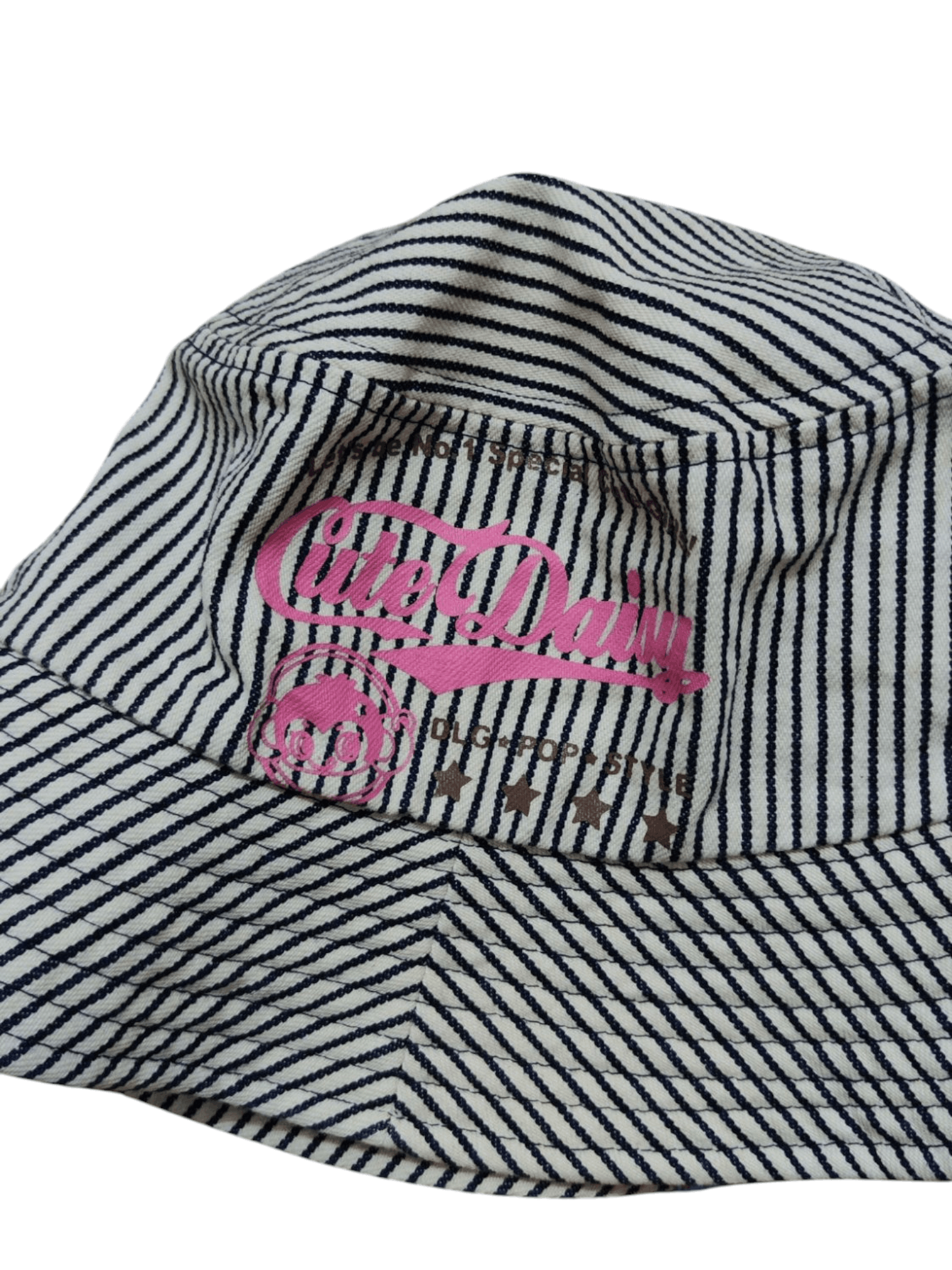 Angel Blue × Hysteric Glamour × Japanese Brand 1990s Daisy Lovers - Hickory Stripe Hat Size ONE SIZE - 2 Thumbnail