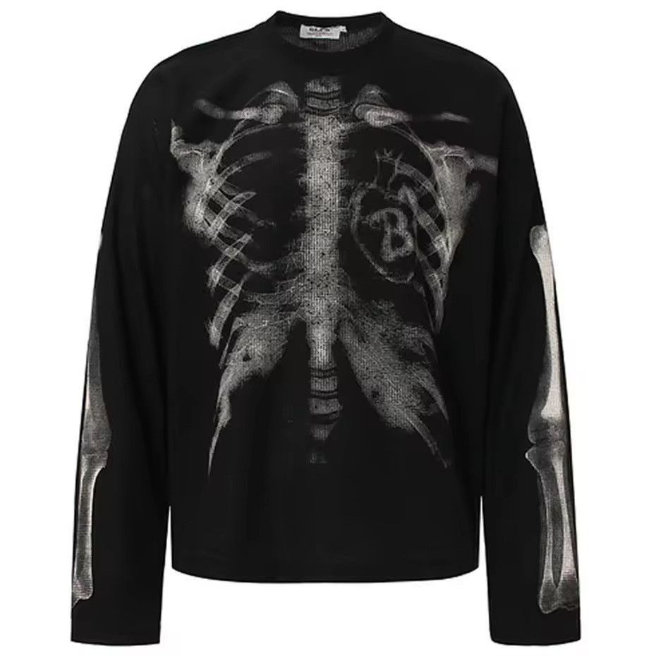 Japanese Brand Vintage-Style Graphic Long Sleeve T Shirt Size US L / EU 52-54 / 3 - 3 Thumbnail