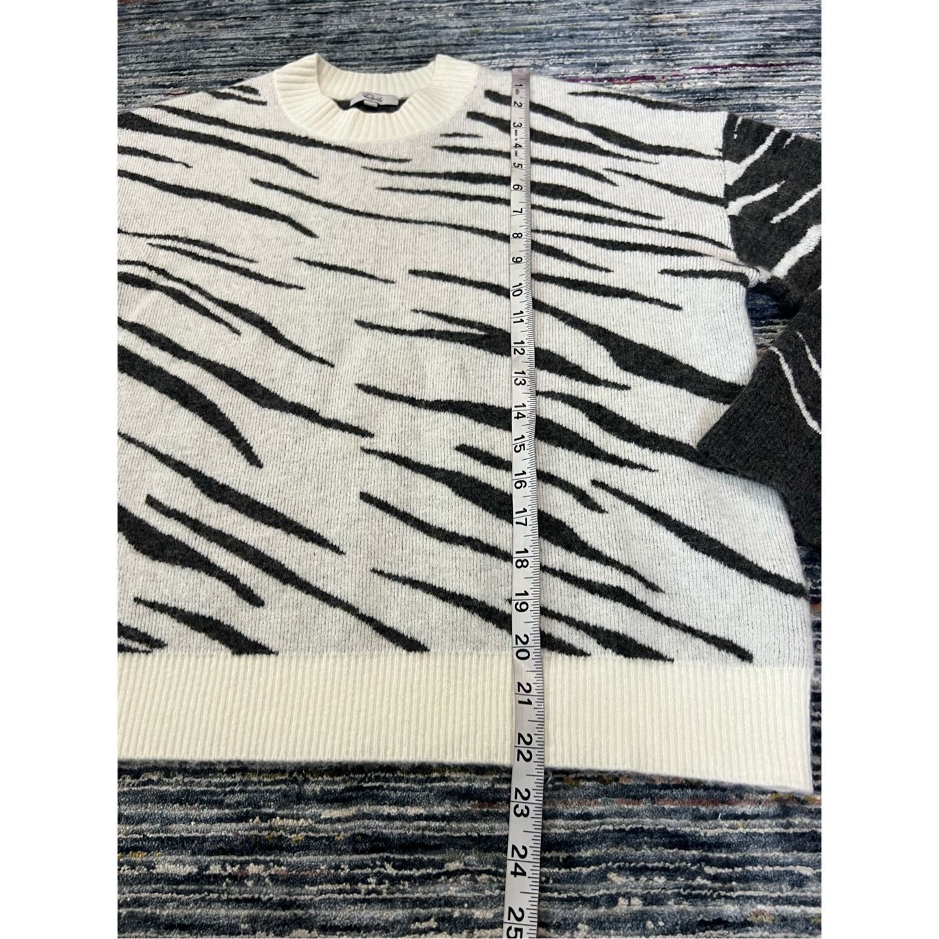 Rails Rails Lana Mixed Abstract Tiger Wool Cashmere Blend Sweater Size S Size S / US 4 / IT 40 - 8 Thumbnail