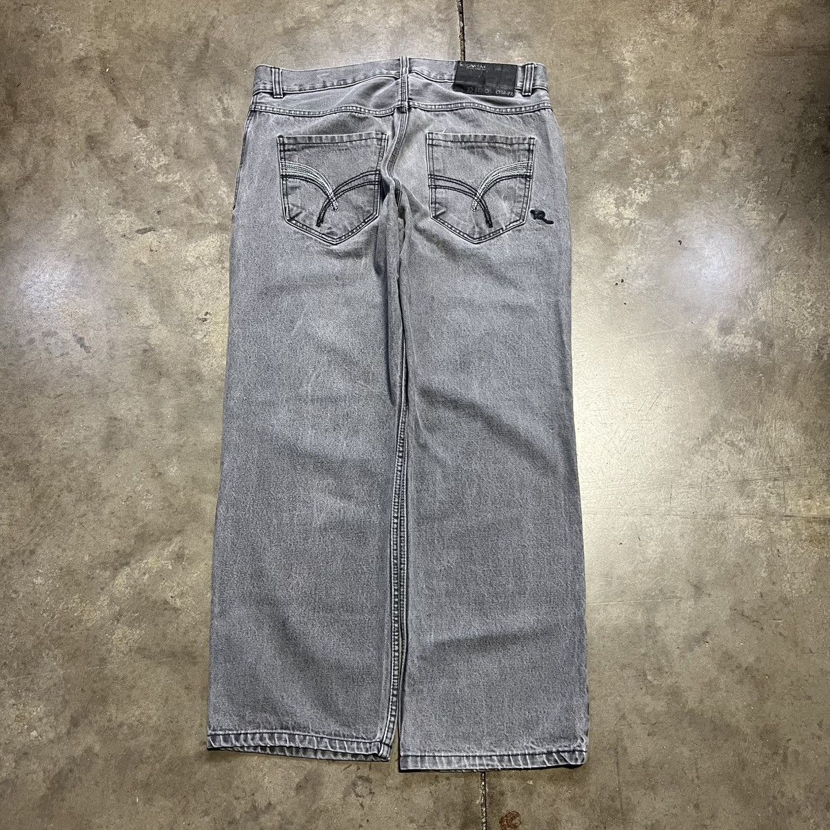 Rocawear Vintage Rocawear Denim Jeans Baggy Wide Leg Skater Y2K JNCO Size US 38 / EU 54 - 2 Thumbnail