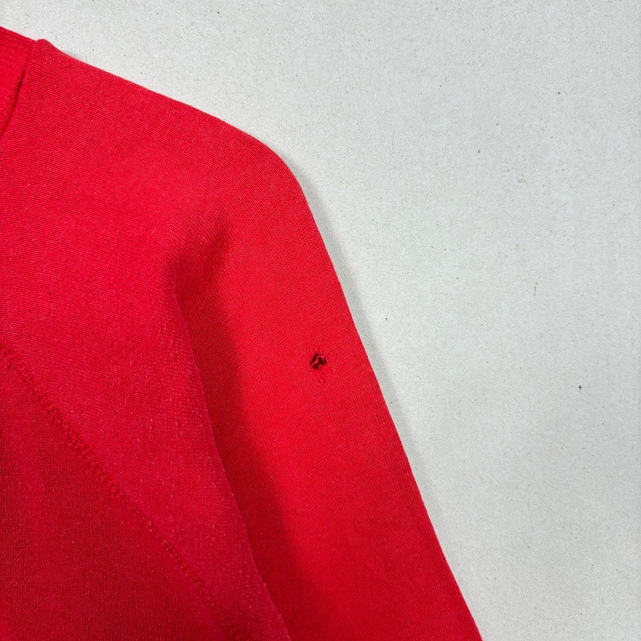Vintage Vtg 80s Shit Happens Duck Sweatshirt Red Raglan USA Made Size US S / EU 44-46 / 1 - 8 Thumbnail