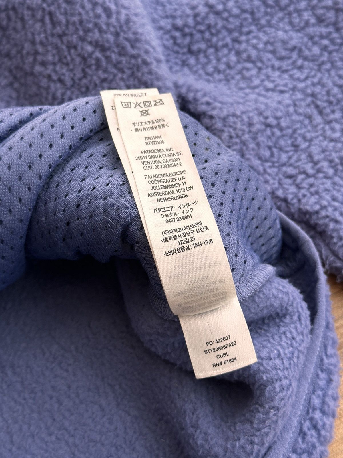 Patagonia × Vintage Vintage Patagonia Synchilla Blue Sherpa Jacket Size US S / EU 44-46 / 1 - 16 Thumbnail