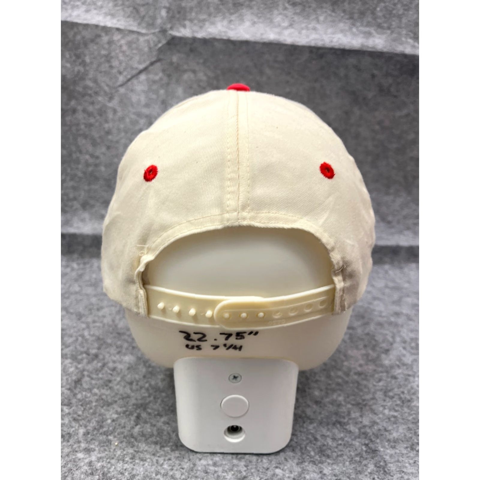 Vintage Vote Ken Torres Commisioner Hat Cap Snap Back Adult Ivory Red Cotton Blend Size ONE SIZE - 6 Thumbnail