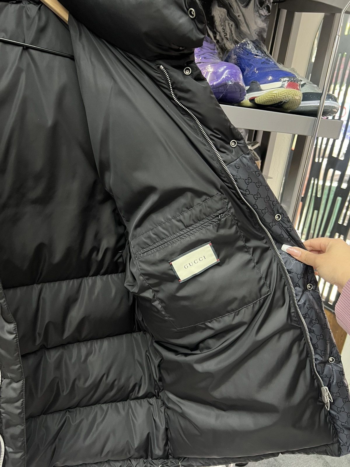 Gucci Gucci GG Jacquard Nylon Padded Coat Size US M / EU 48-50 / 2 - 10 Thumbnail