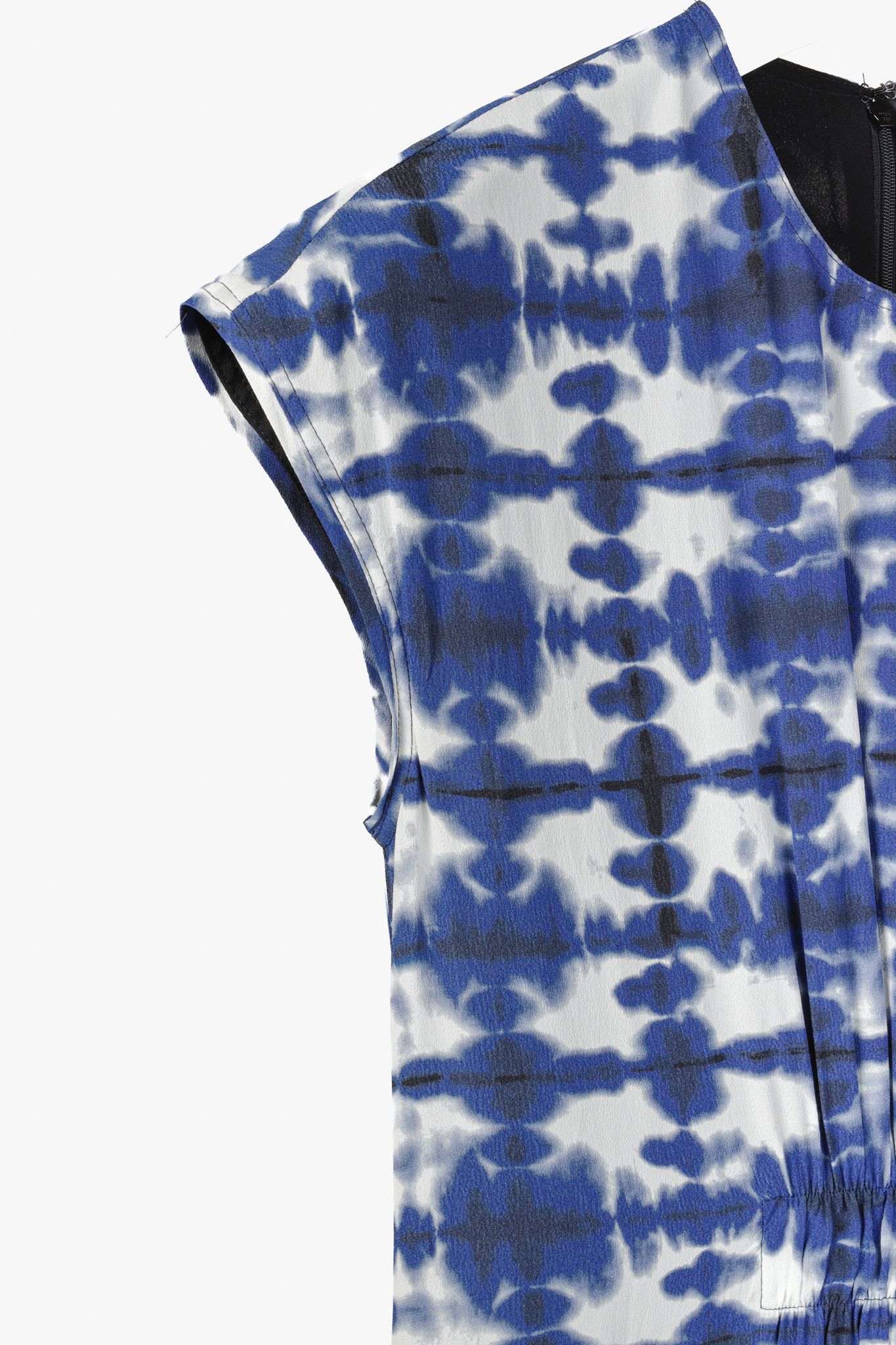 Proenza Schouler Proenza Schouler Blue & White Tie-Dye Crepe Dress Size XS / US 0-2 / IT 36-38 - 5 Thumbnail