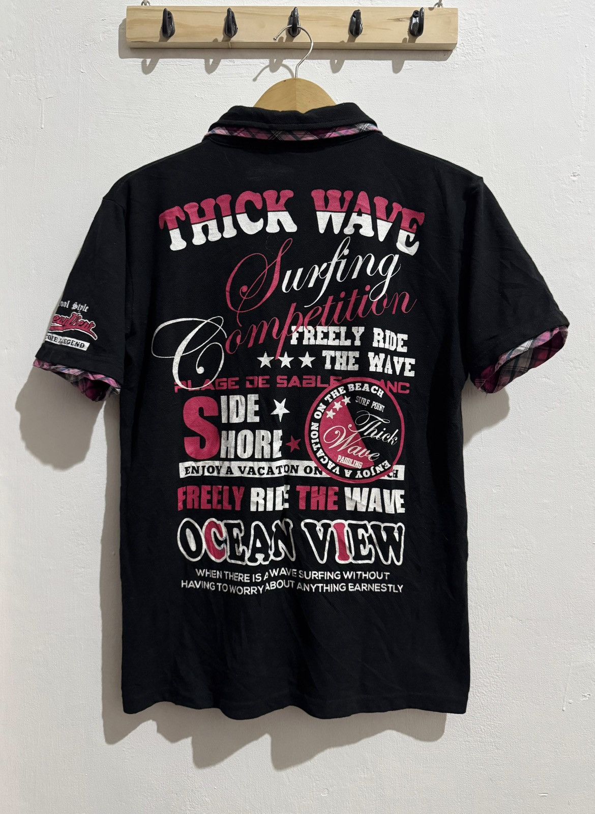 Hysteric Glamour Y2k We surf double layer ifsixwasnine polo tshirt Size US L / EU 52-54 / 3 - 2 Thumbnail