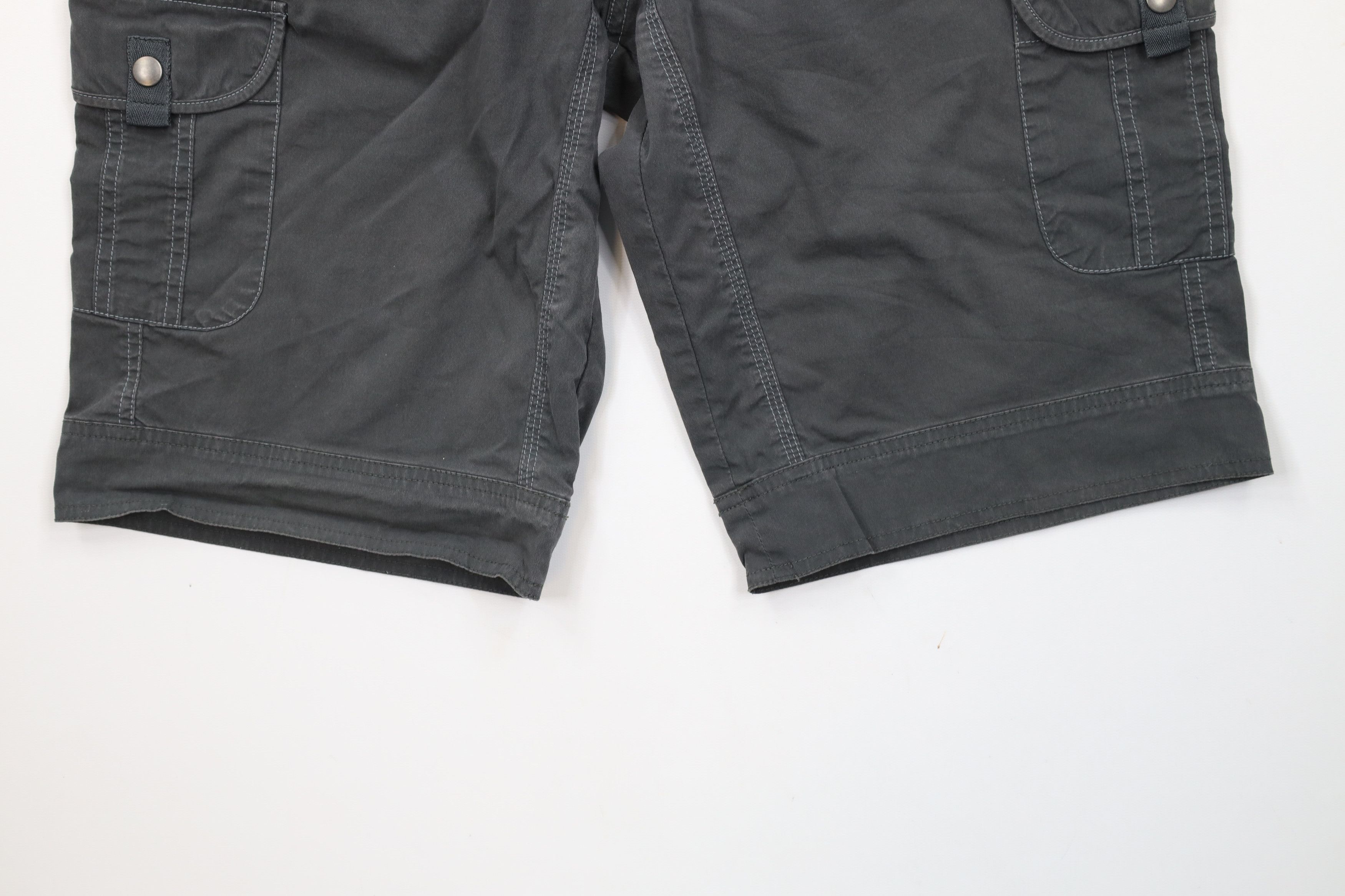 Kuhl × Vintage Kuhl Mountain Vintage Patina Dye Hiking Cargo Shorts Gray Size 32" / US 10 / IT 46 - 4 Thumbnail