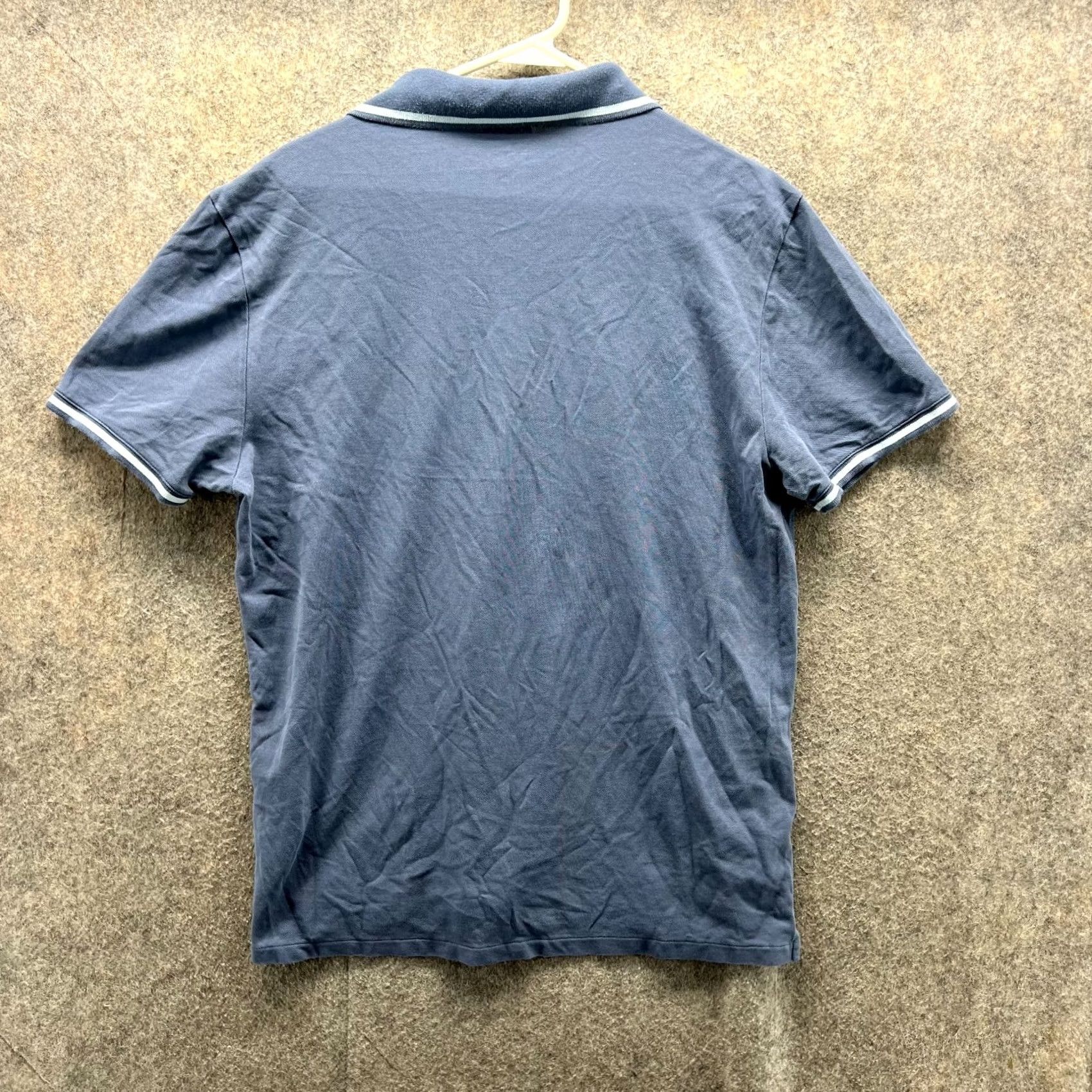 Bonobos Bonobos Polo Shirt Men Large Heather Blue Casual Pima Cotton Slim Fit Preppy Polo Shirt Bonobos Blue Short Sleeve 42 in Chest Slim Fit Vintage Men Size US L / EU 52-54 / 3 - 2 Thumbnail