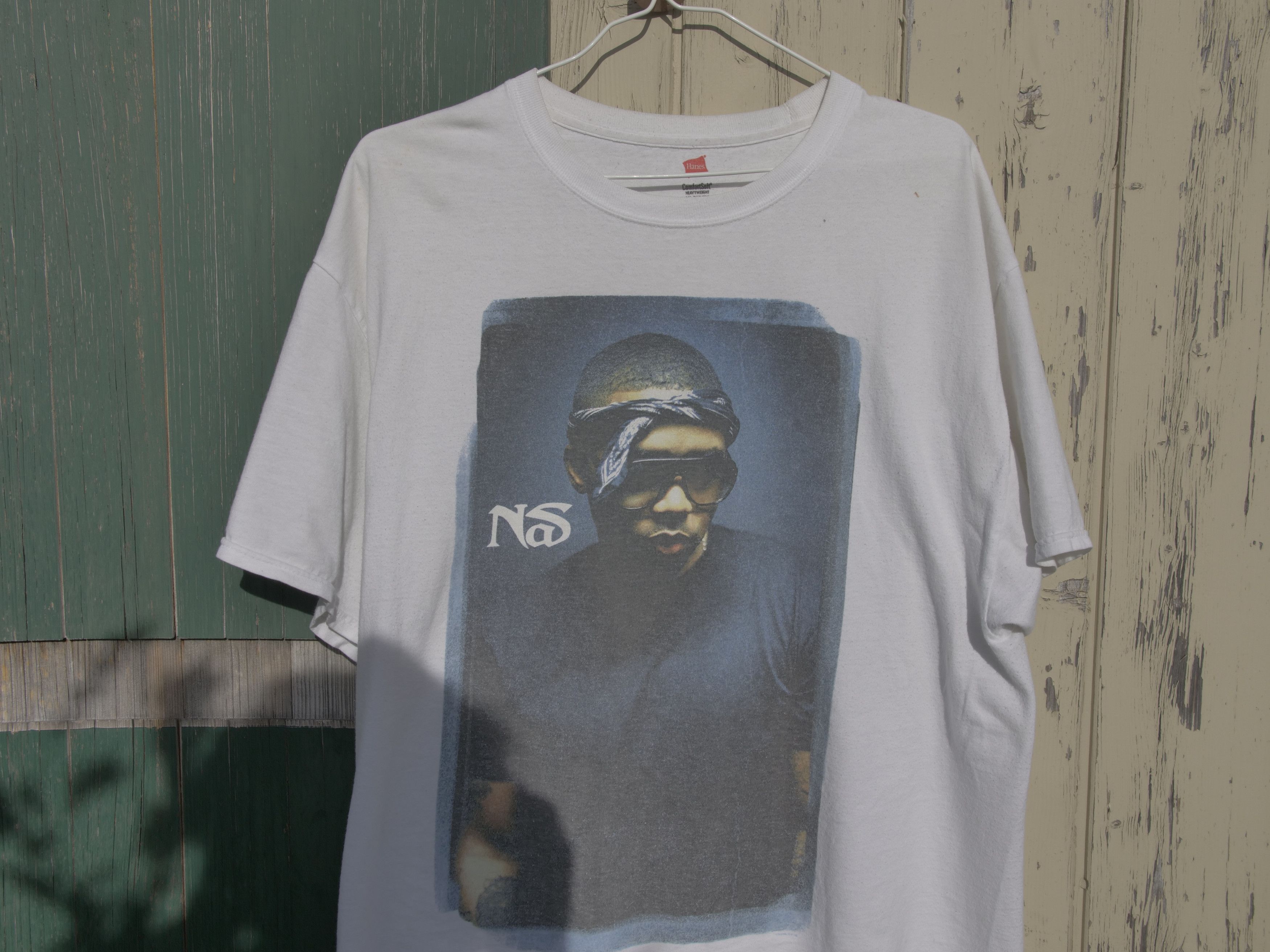 Hanes Vintage Nas Life is Good Shirt Size US L / EU 52-54 / 3 - 1 Thumbnail