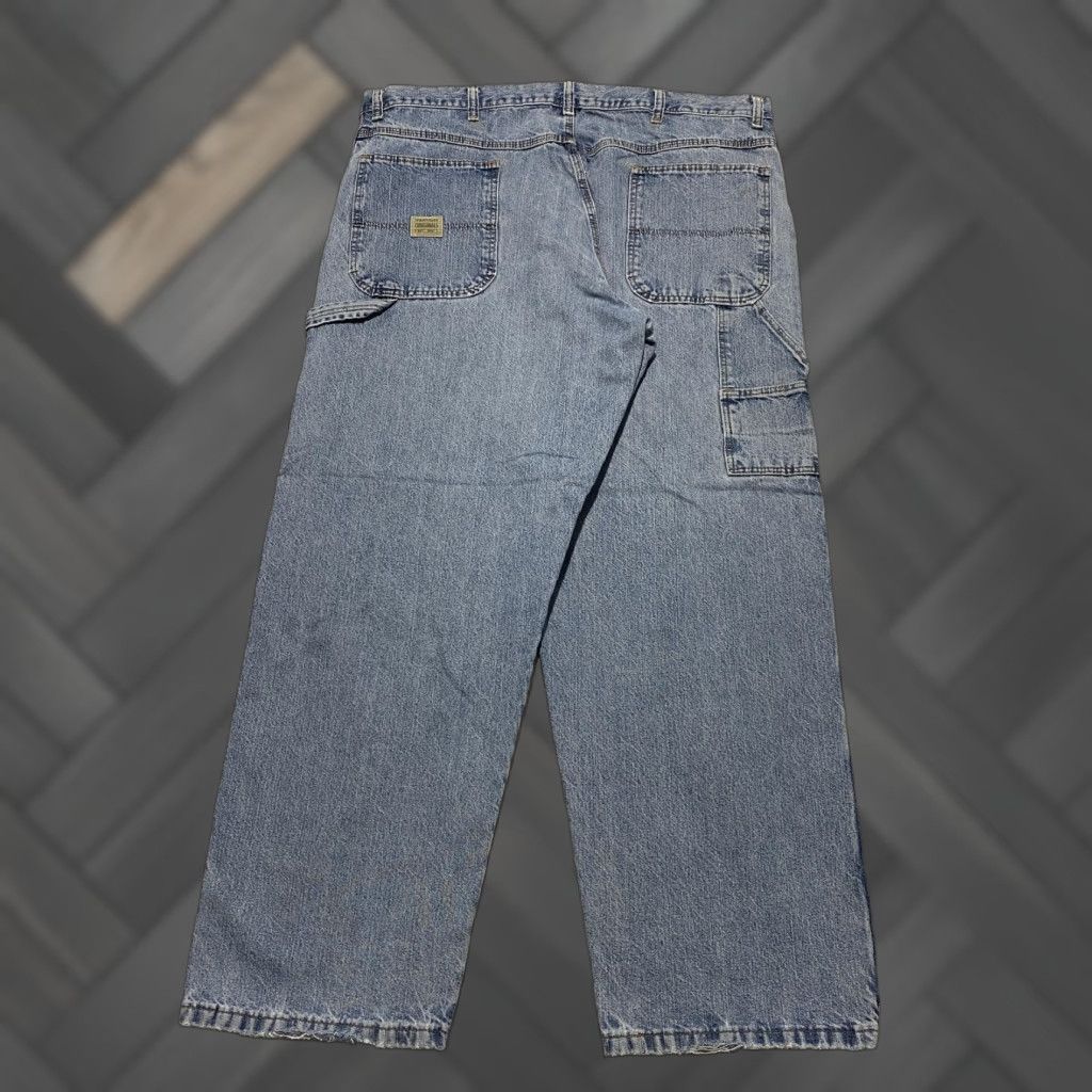 Wrangler Wrangler Jeans Mens 38x30 Blue Carpenter Hammer Loop Workwear Denim Utility Size US 38 / EU 54 - 1 Thumbnail