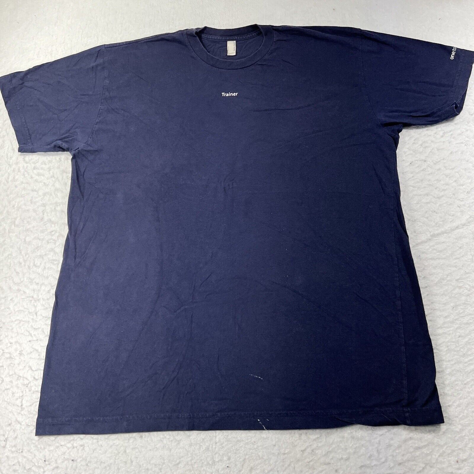 American Apparel Apple Computers Employee Trainer One To One Graphic Tee Size US XL / EU 56 / 4 - 1 Thumbnail