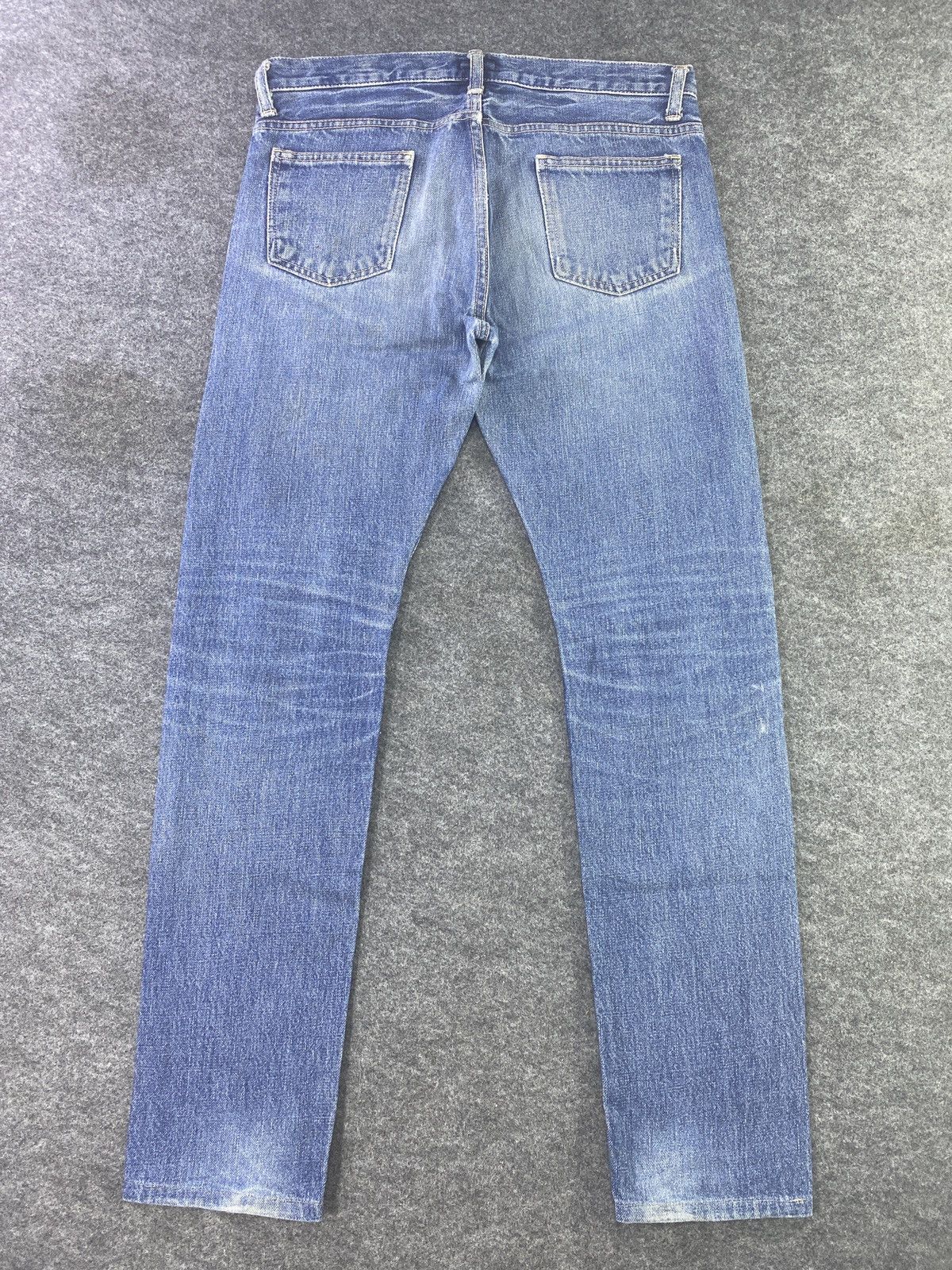 Japanese Brand Japanese Brand Domingo DMG Blue Wash Jeans-J854 Size 31" - 3 Thumbnail
