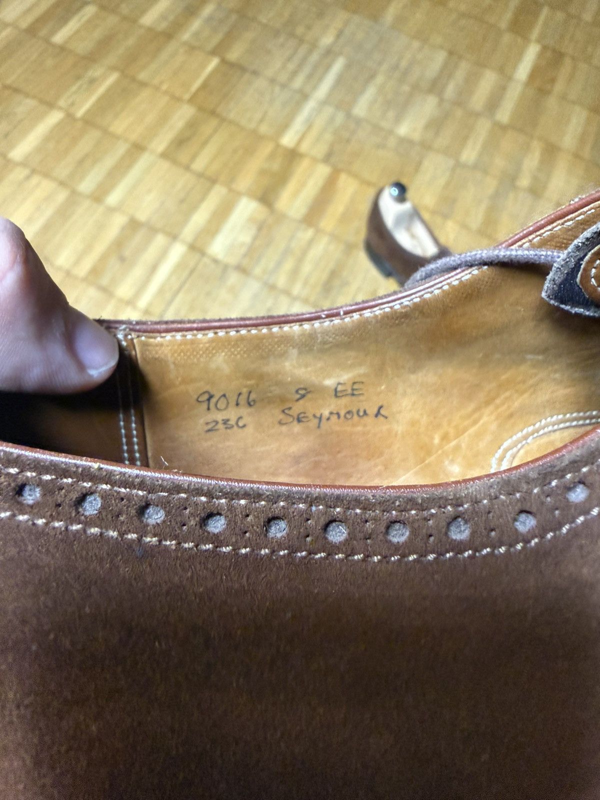 John Lobb John Lobb Seymour Brown Suede Oxford Shoes UK 8 EE Luxury Size US 8 / EU 41 - 6 Thumbnail
