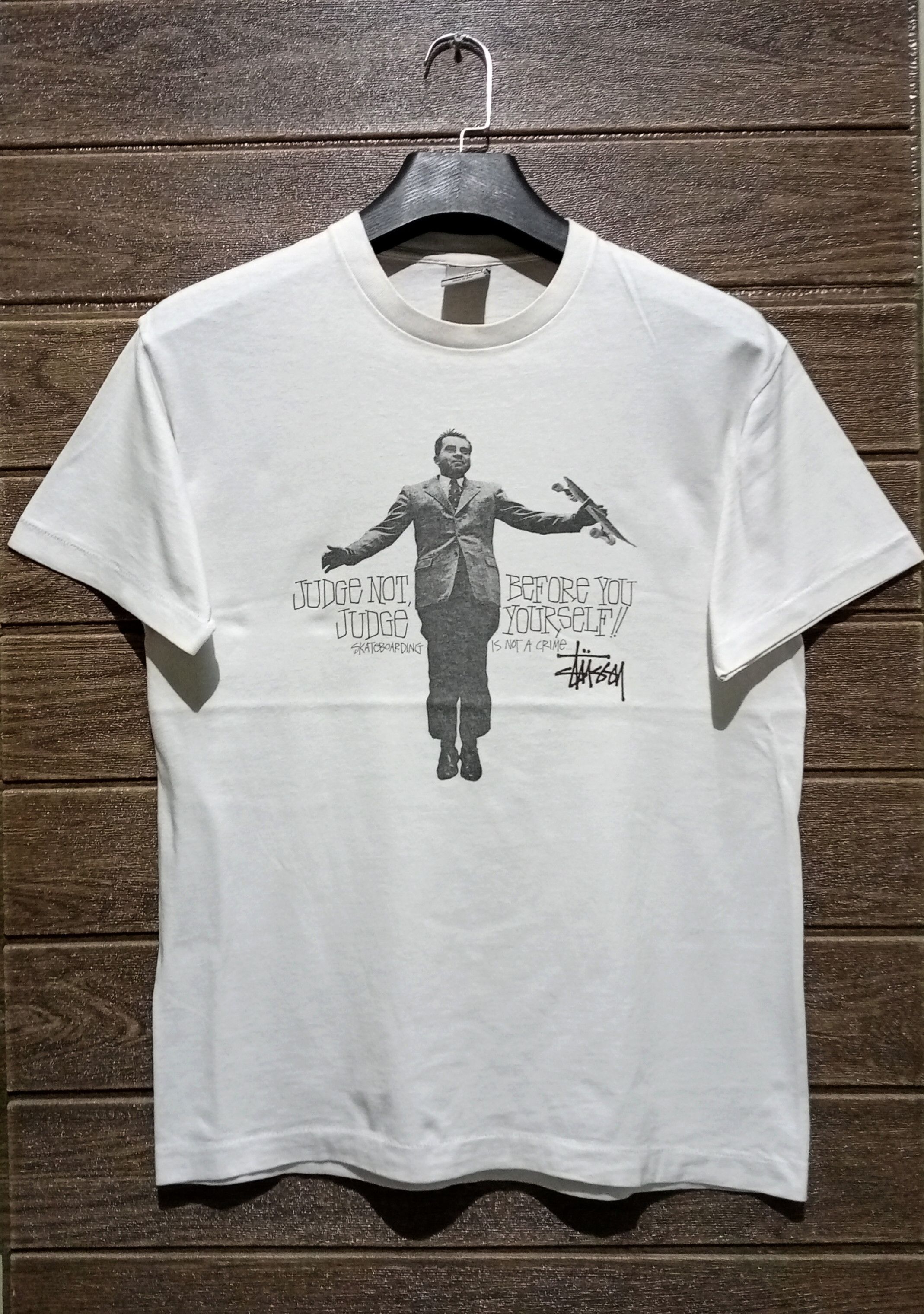 Stussy Vintage '90s Stussy Skateboarding Single Stitch Tee USA Size US M / EU 48-50 / 2 - 1 Thumbnail
