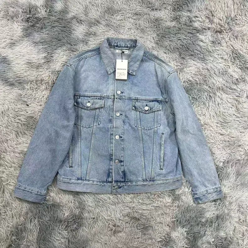 Balenciaga Studded Denim Jacket