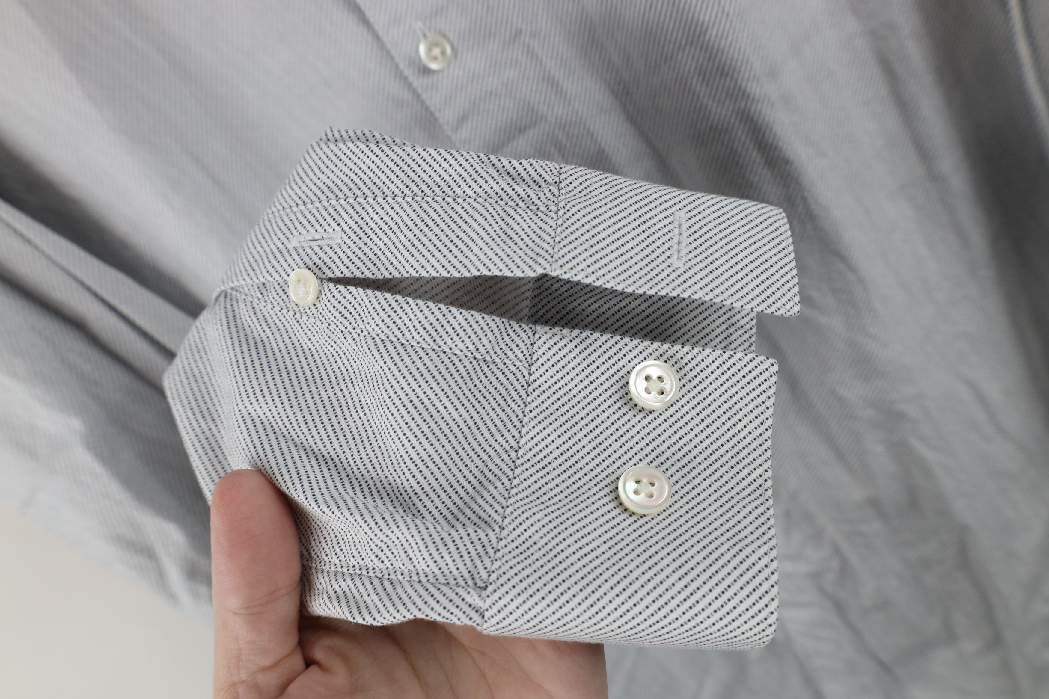 Theory Theory Twill Print Long Sleeve Collared Button Shirt Size US M / EU 48-50 / 2 - 4 Thumbnail