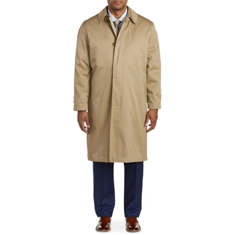 Vintage Rainfair Trench Coat Removable Faux Fur Lining USA Made 44 Size US L / EU 52-54 / 3 - 1 Thumbnail
