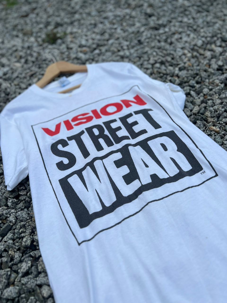 Vintage 80s Single Stitch Vision Streetwear Spellout