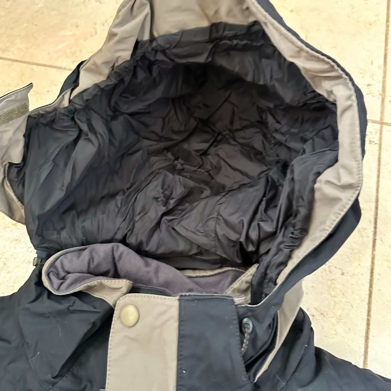 L.L. Bean L.L. Bean L Primaloft Black Tan Ski Parka Jacket Coat hood Size US L / EU 52-54 / 3 - 5 Thumbnail