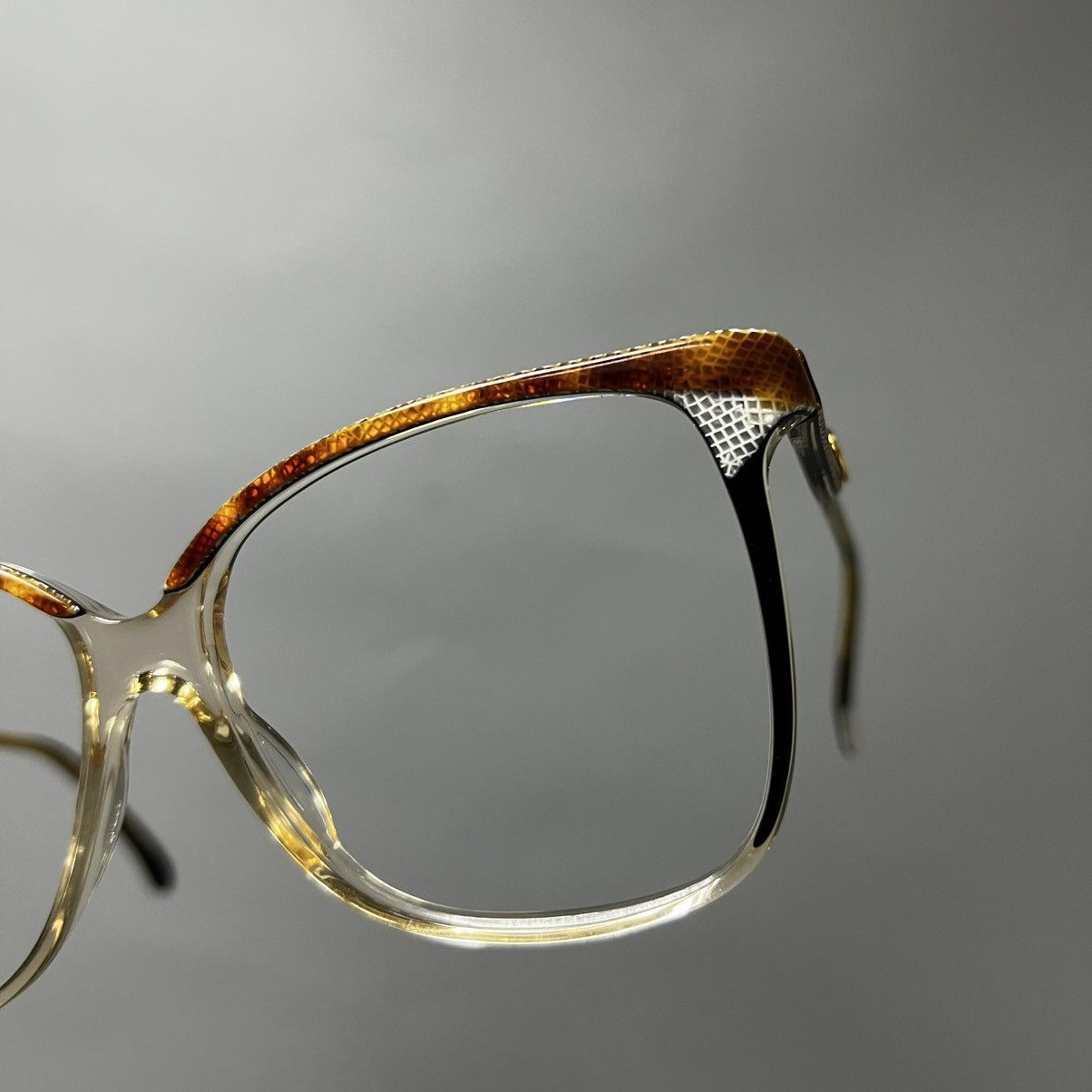 Gucci × Vintage Vintage GUCCI Frame Eyeglass 80s Brown NEW Size ONE SIZE - 4 Thumbnail