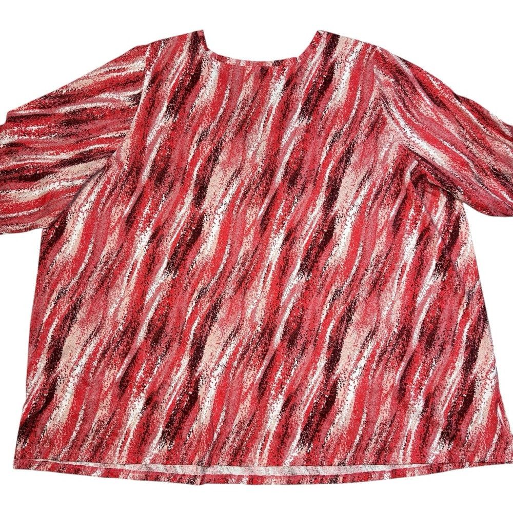 Other New Roaman's Stretch Cotton V-Neck 3/4 Sleeve Top Size 5X Size 4XL / US 24-26 - 3 Thumbnail