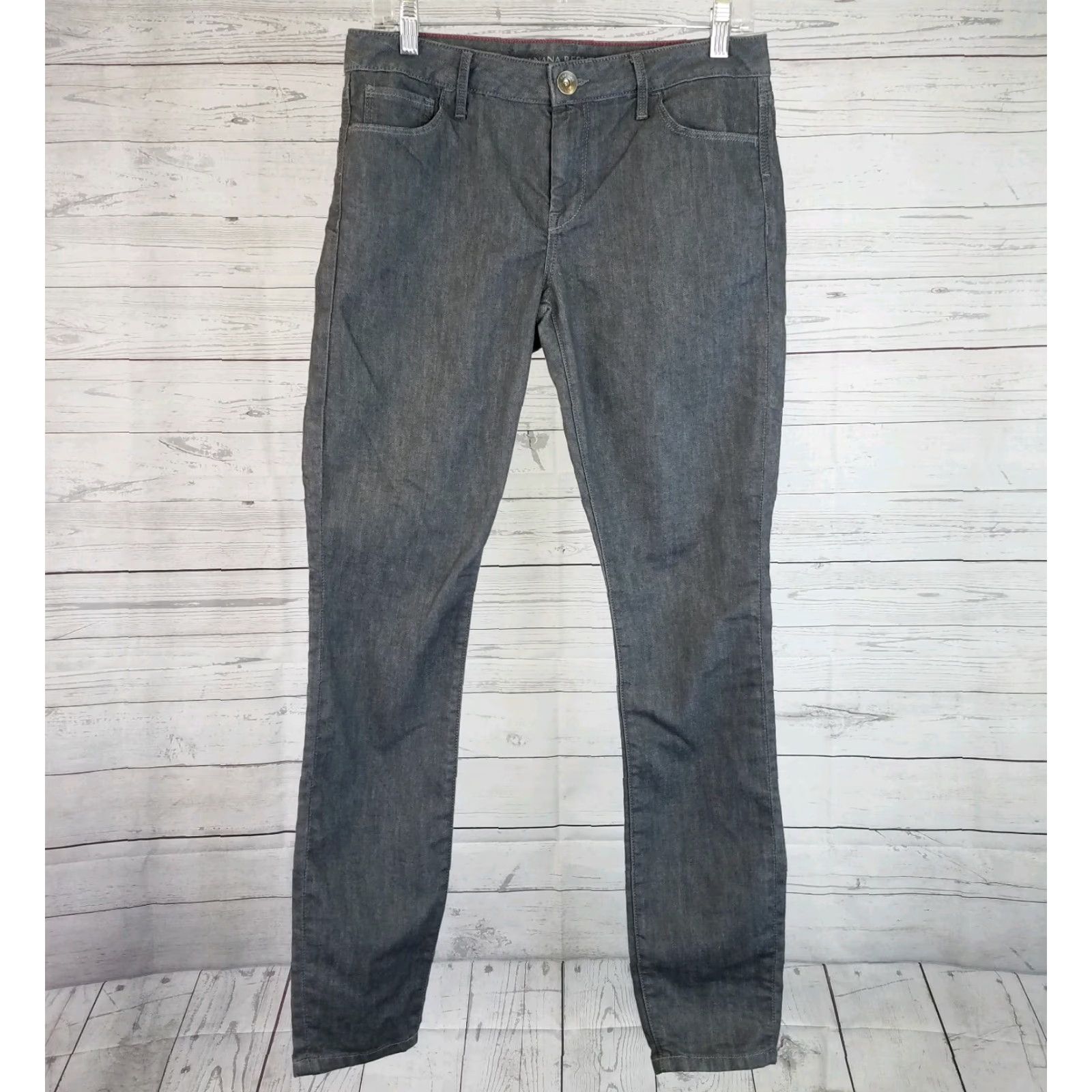 Banana Republic VINTAGE Banana Republic Womens Jeans Skinny Gray 27 Adult Womens 27 Jeans Gray Skinny Size 27" / US 4 / IT 40 - 2 Thumbnail