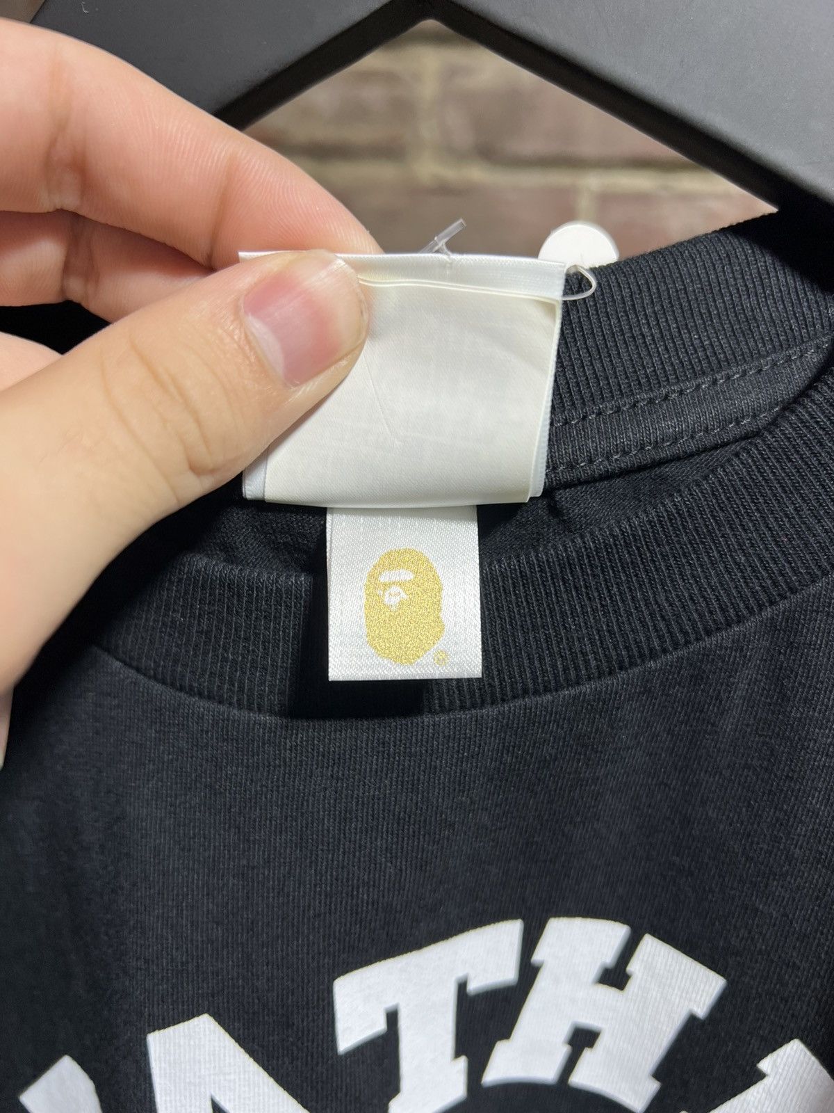 Bape Bape College Sellout Plaid Head Tee Size US S / EU 44-46 / 1 - 5 Thumbnail