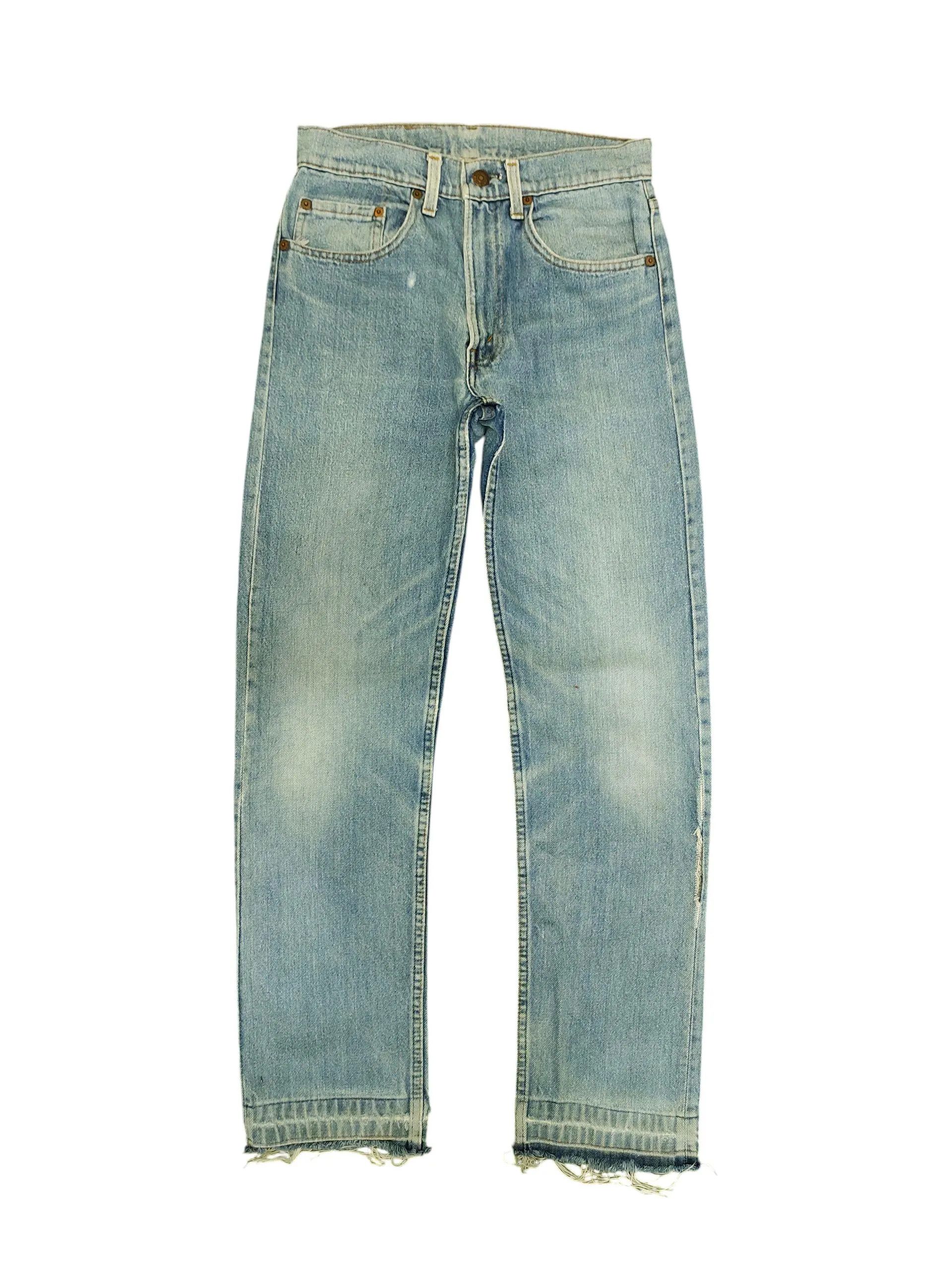 Levi's Vintage Clothing Vintage 80s Levis 505 Distress Faded Denim Jeans Size US 28 / EU 44 - 1 Thumbnail