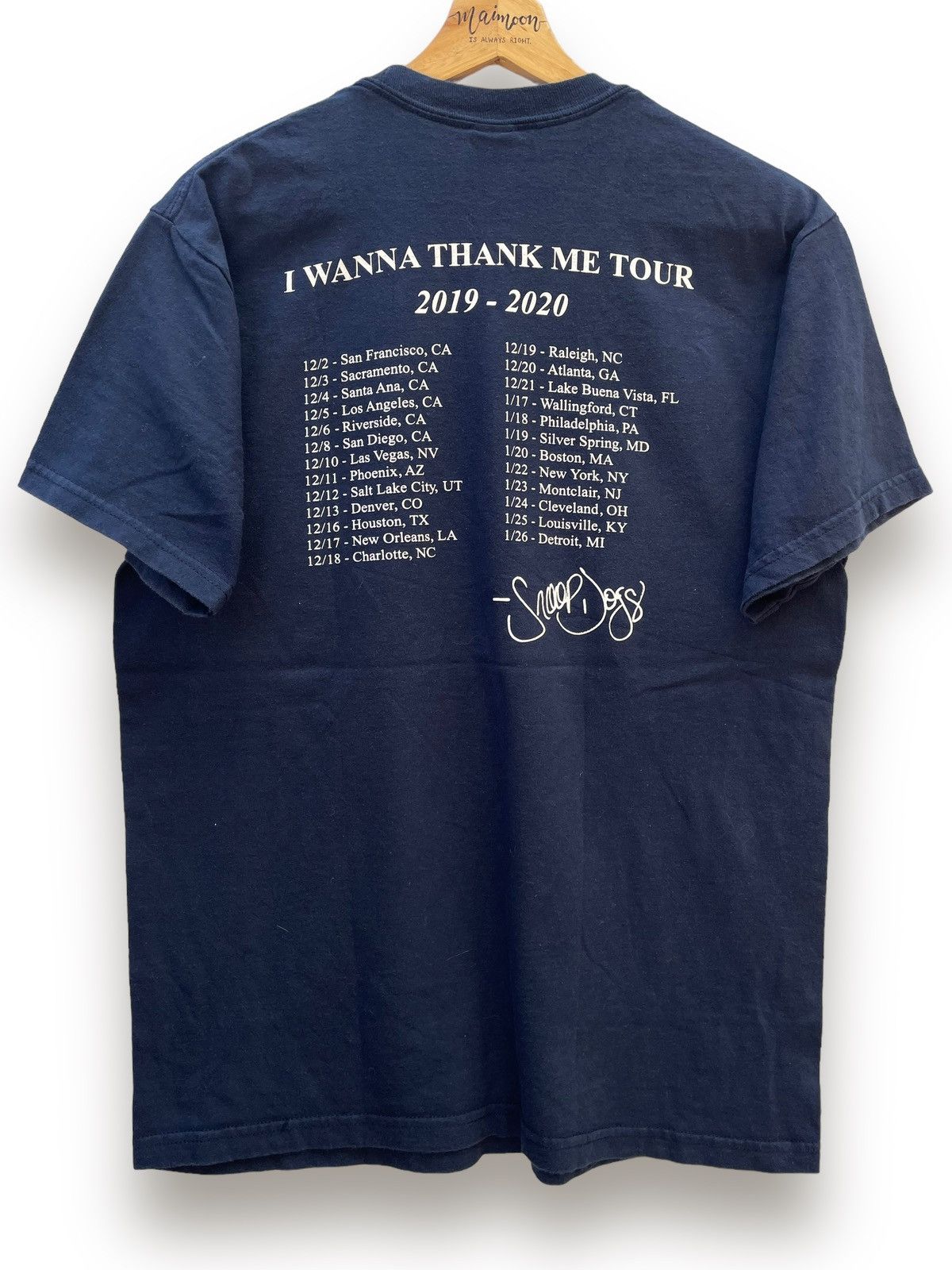 Rap Tees × Snoop Dogg Snoop Dogg Tour Tee Size US M / EU 48-50 / 2 - 6 Thumbnail