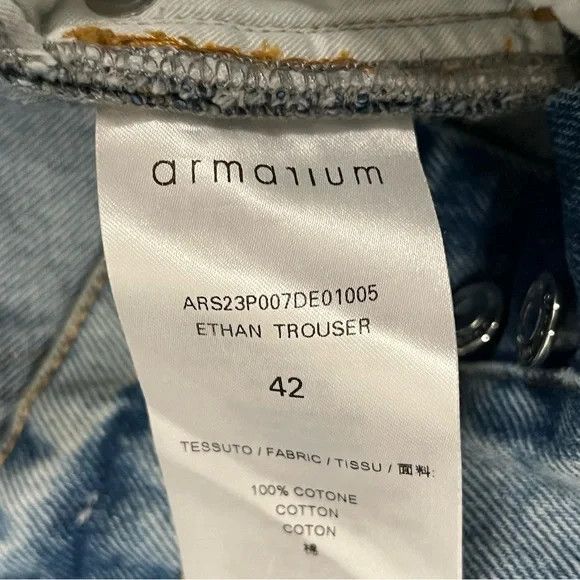 Other Armarium Women 'Ethan' Trouser Jeans Made in Italy Sz 42 Size 28" / US 6 / IT 42 - 7 Thumbnail