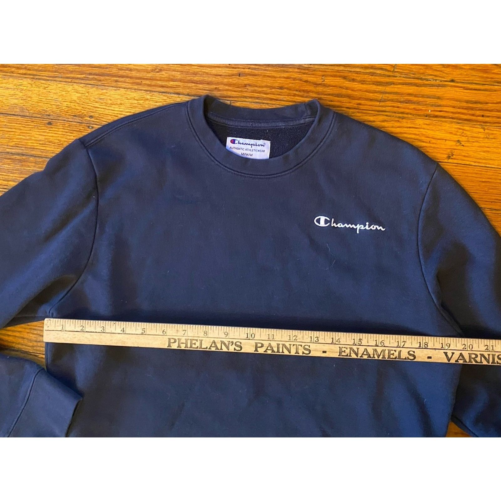 Champion Champion Authentic sweatshirt Men’s Medium Pullover Navy Size US M / EU 48-50 / 2 - 4 Thumbnail