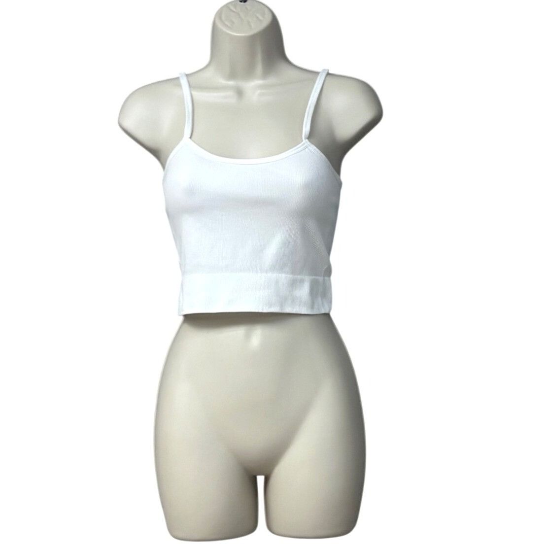 Other Manifest Offline Ribbed Cropped Tank Top With Adjustable Str Size M / US 6-8 / IT 42-44 - 1 Thumbnail