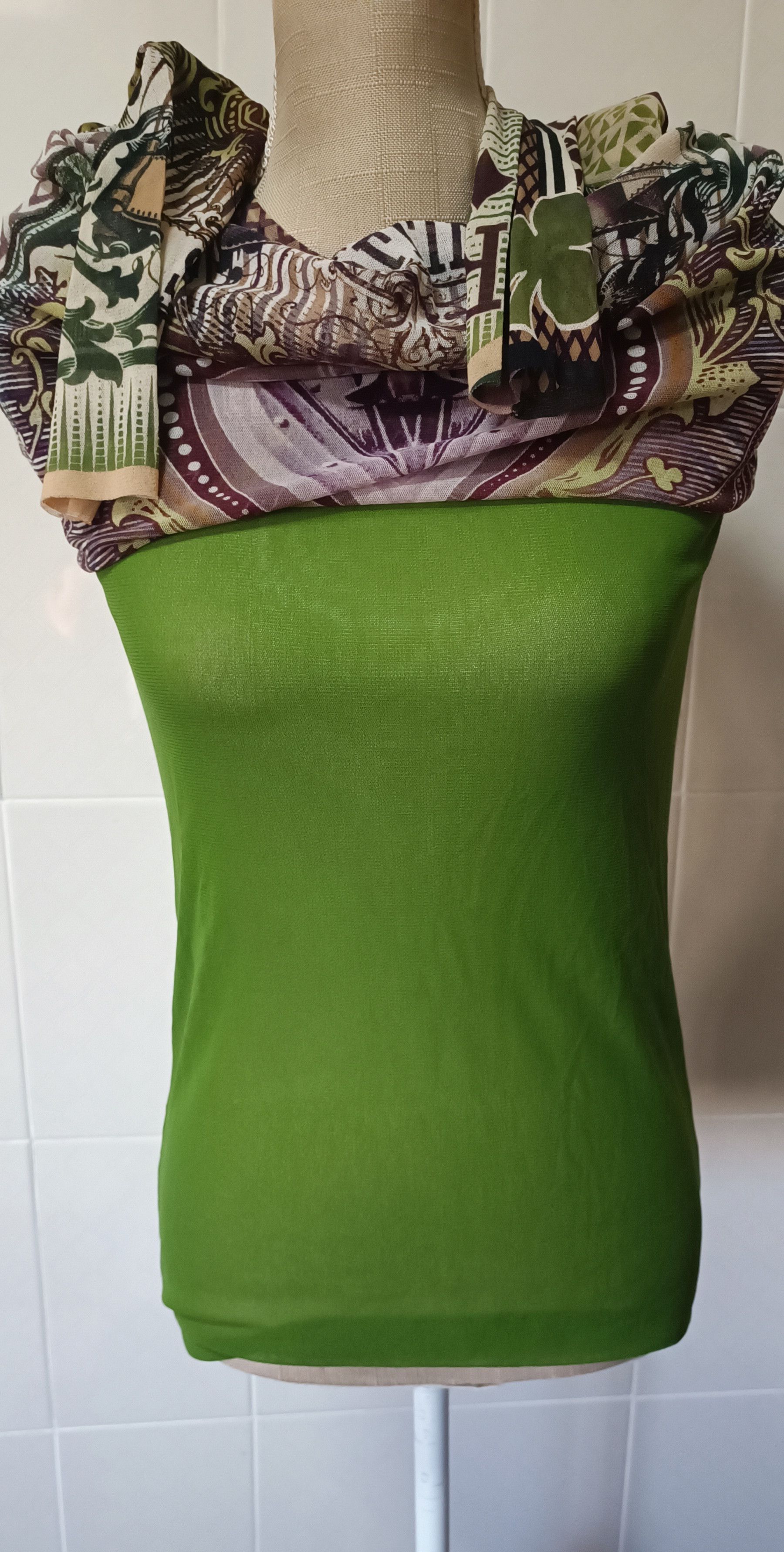 Jean Paul Gaultier 2000's - Poker nylon mesh top Size US S / EU 44-46 / 1 - 8 Thumbnail
