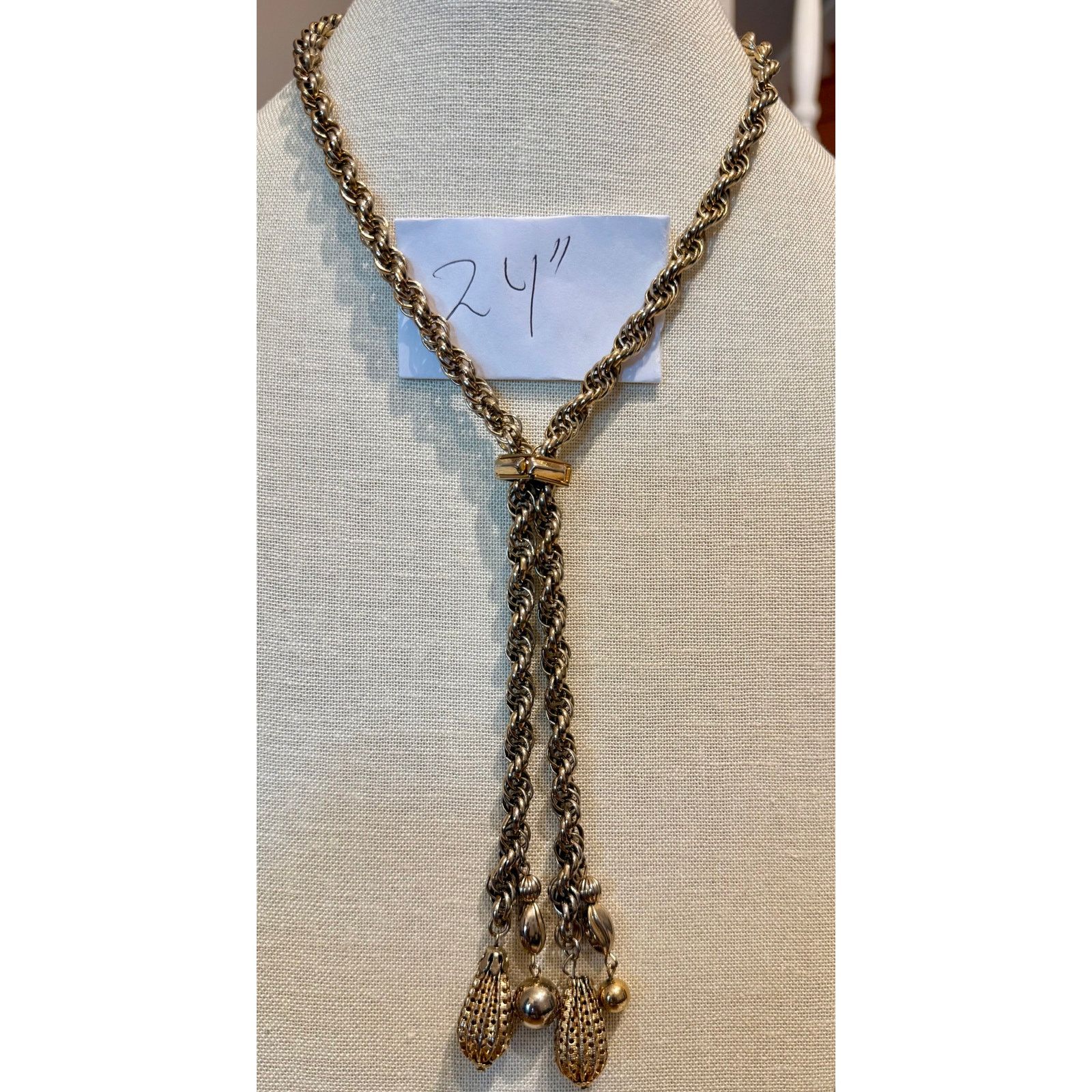 Other Vintage Gold and silver Tone necklace 24” Chain necklace Size ONE SIZE - 2 Thumbnail