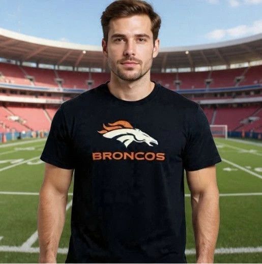 Other Denver Broncos Blue Short Sleeve T-Shirt | NFL Team Fan Tee Size US L / EU 52-54 / 3 - 3 Thumbnail