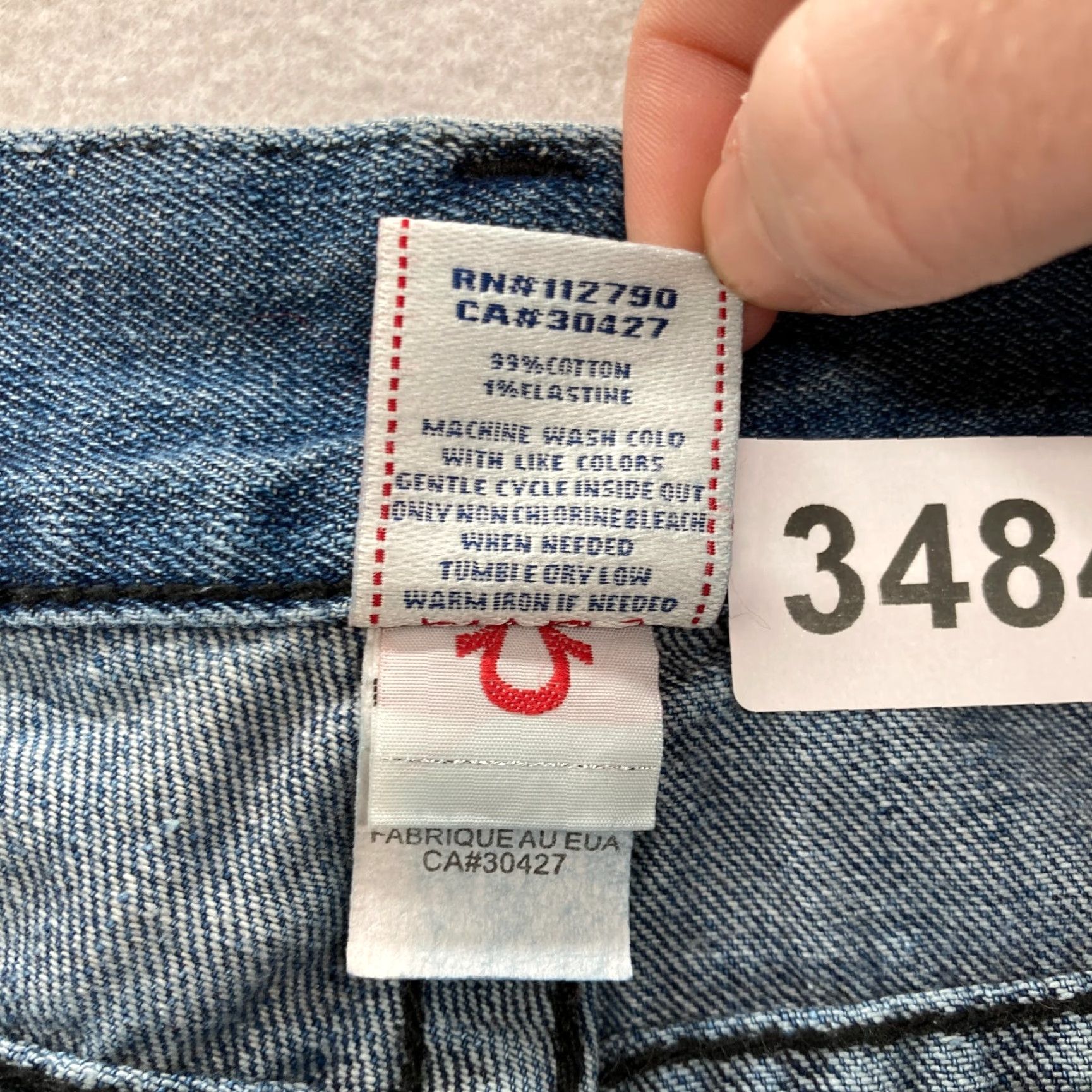 True Religion True Religion Rainbow Billy Jeans Mens 42x34 Blue Stretch Denim Flap Pocket Y2K Jeans Mens 42 Blue Stretch Denim Rainbow Billy Size US 42 / EU 58 - 6 Thumbnail