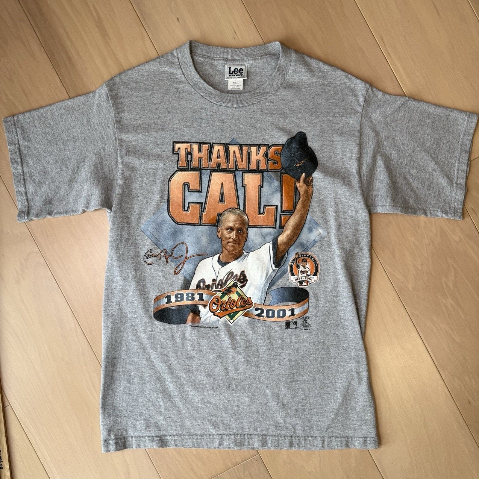 Vintage Vintage Cal Ripken JR Shirt Medium Gray Y2K MLB Lee Sport Size US M / EU 48-50 / 2 - 2 Thumbnail