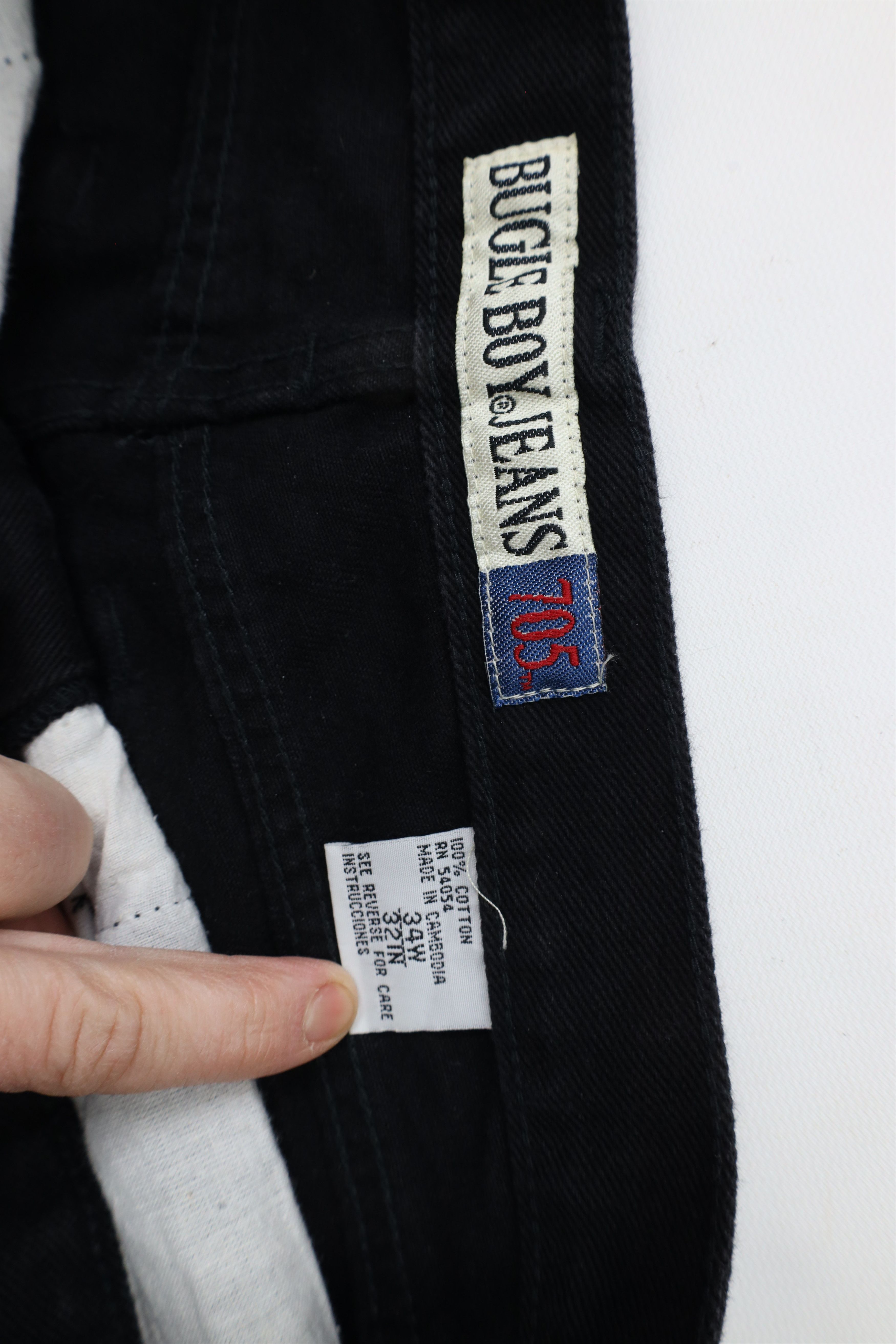 Vintage Vintage 90s Streetwear Relaxed Fit Tapered Leg Denim Jeans Size US 34 / EU 50 - 6 Thumbnail