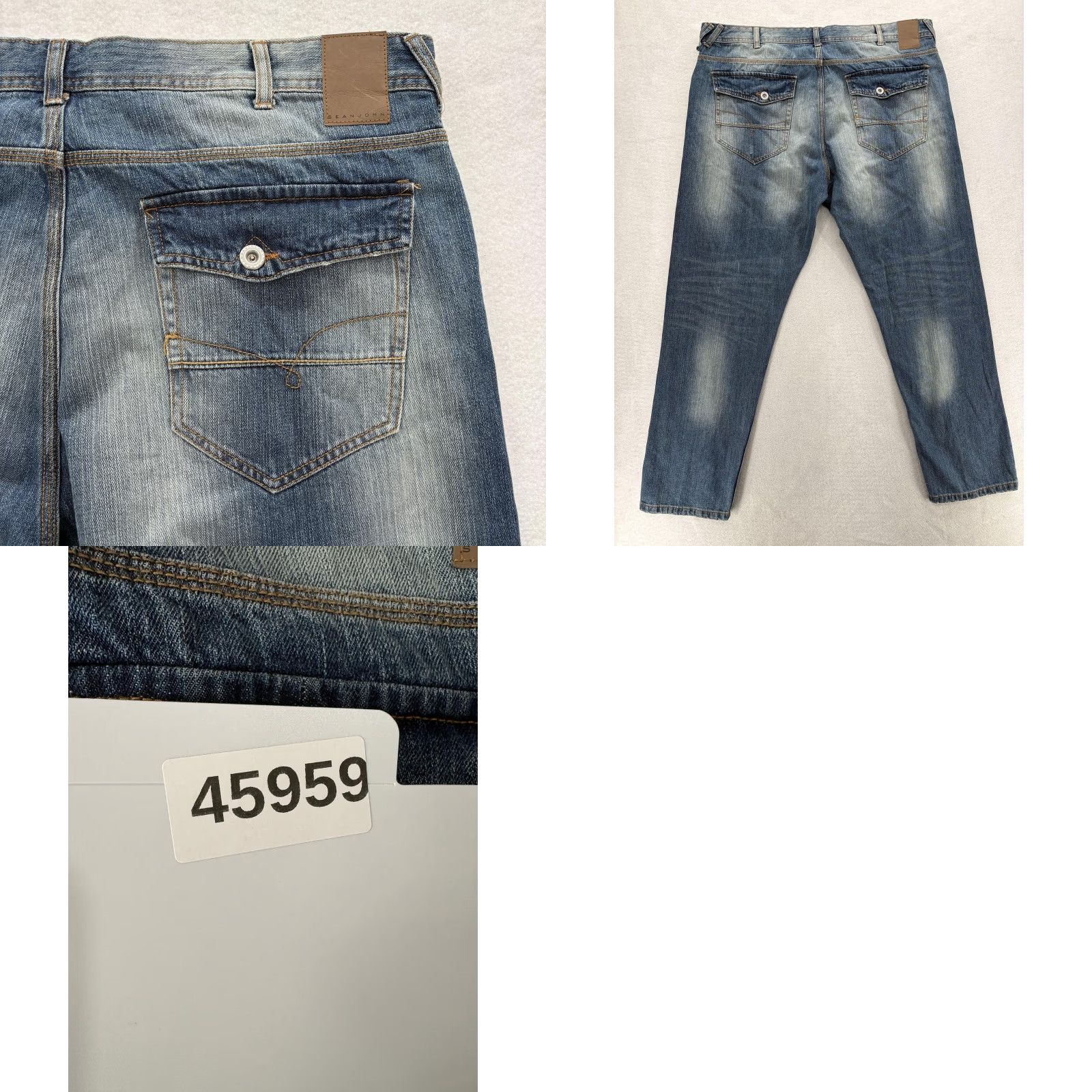 Sean John Sean John Jeans Mens 42x32 Blue Hamilton Relaxed Tapered Denim Hip Hop Y2K Skate Jeans Size US 42 / EU 58 - 9 Thumbnail
