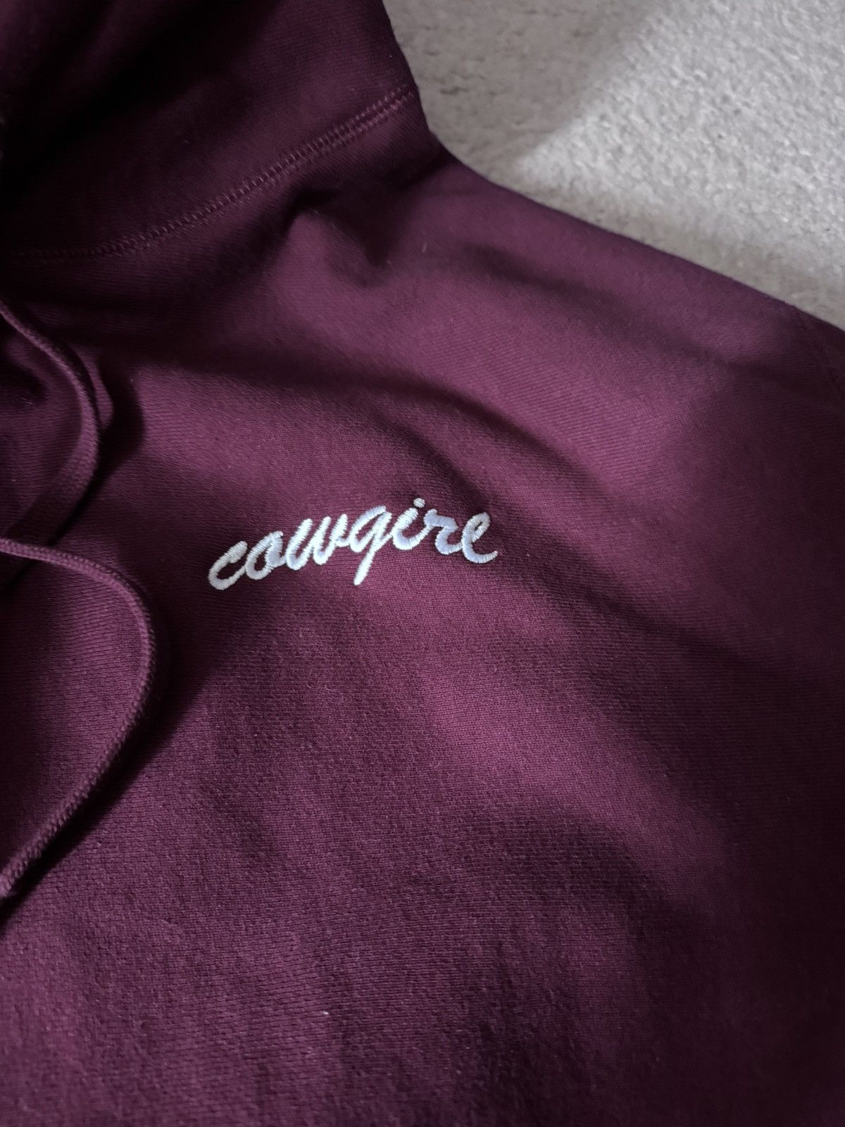 Other Cowgirl Brand Burgundy Hoodie Large Size L / US 10 / IT 46 - 3 Thumbnail