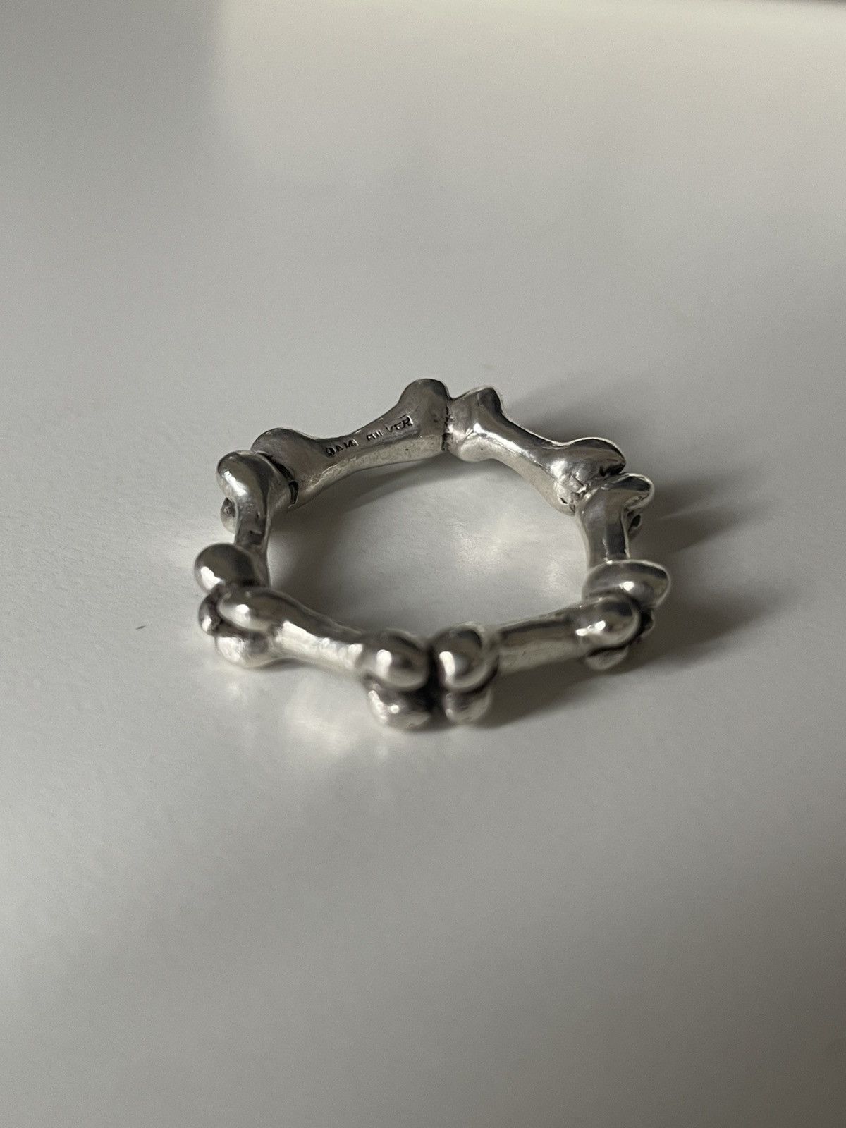 Number (N)ine SS01 Bone Ring Size ONE SIZE - 5 Thumbnail