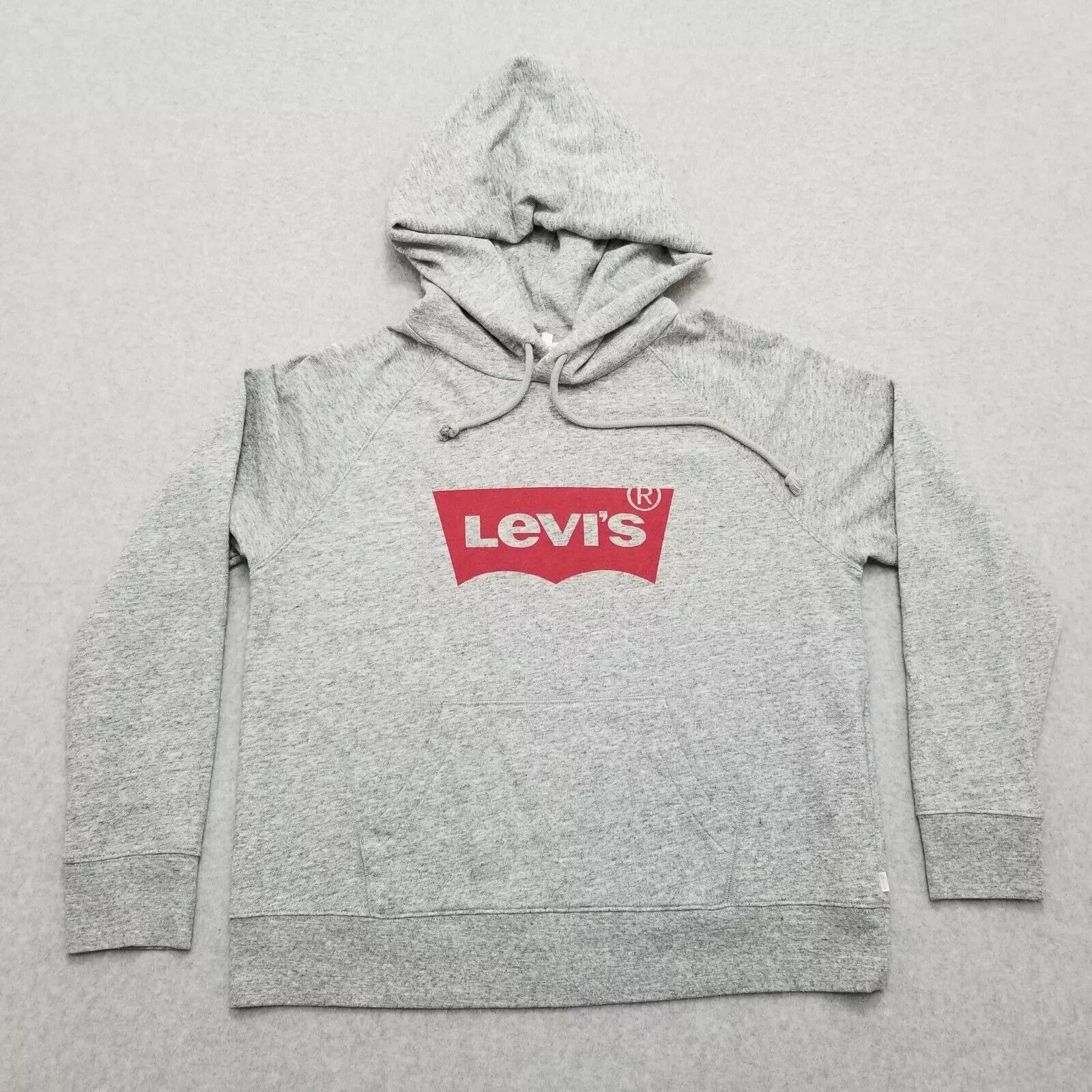 Levi's Levis Mens Hoodie Large Gray Long Sleeve Pullover Logo Size US L / EU 52-54 / 3 - 1 Thumbnail