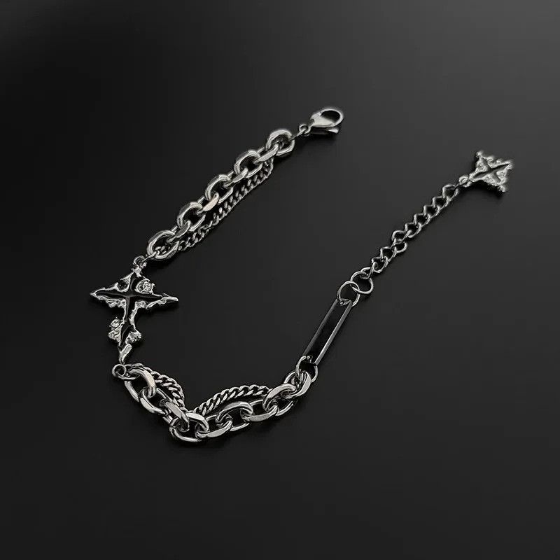 Jewelry × Vintage Vintage Gothic Black Cross Bracelet Size ONE SIZE - 2 Thumbnail