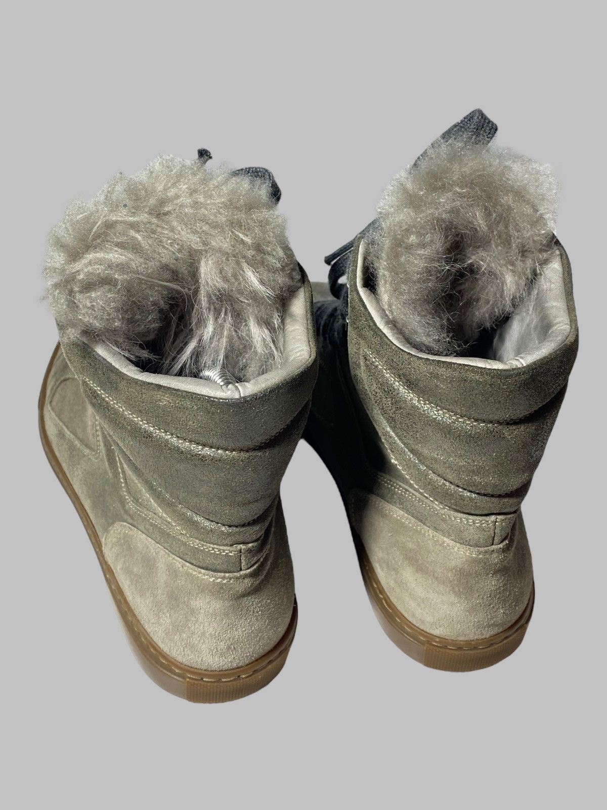 Brunello Cucinelli Brunello Cucinelli High Top Leather Sneakers Size US 7.5 / IT 37.5 - 10 Thumbnail